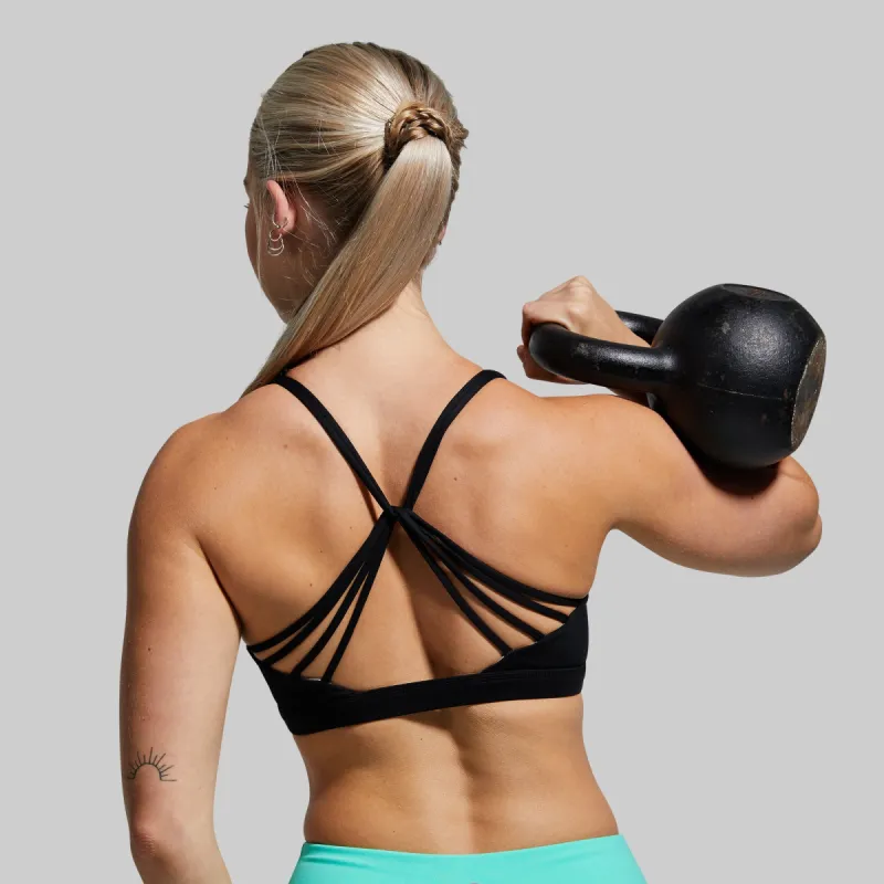 Vitality Sports Bra 2.0 (Black) sold by Born Primitive