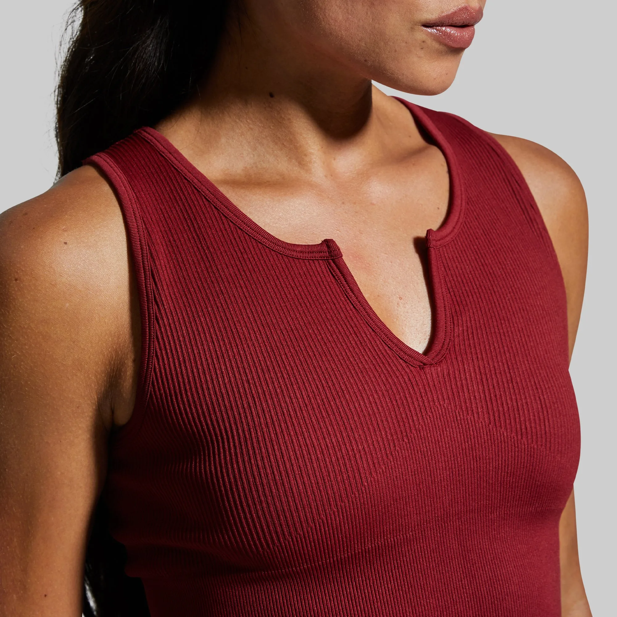Good to Go Seamless Crop Tank (Rhubarb) sold by Born Primitive product image thumbnail 3