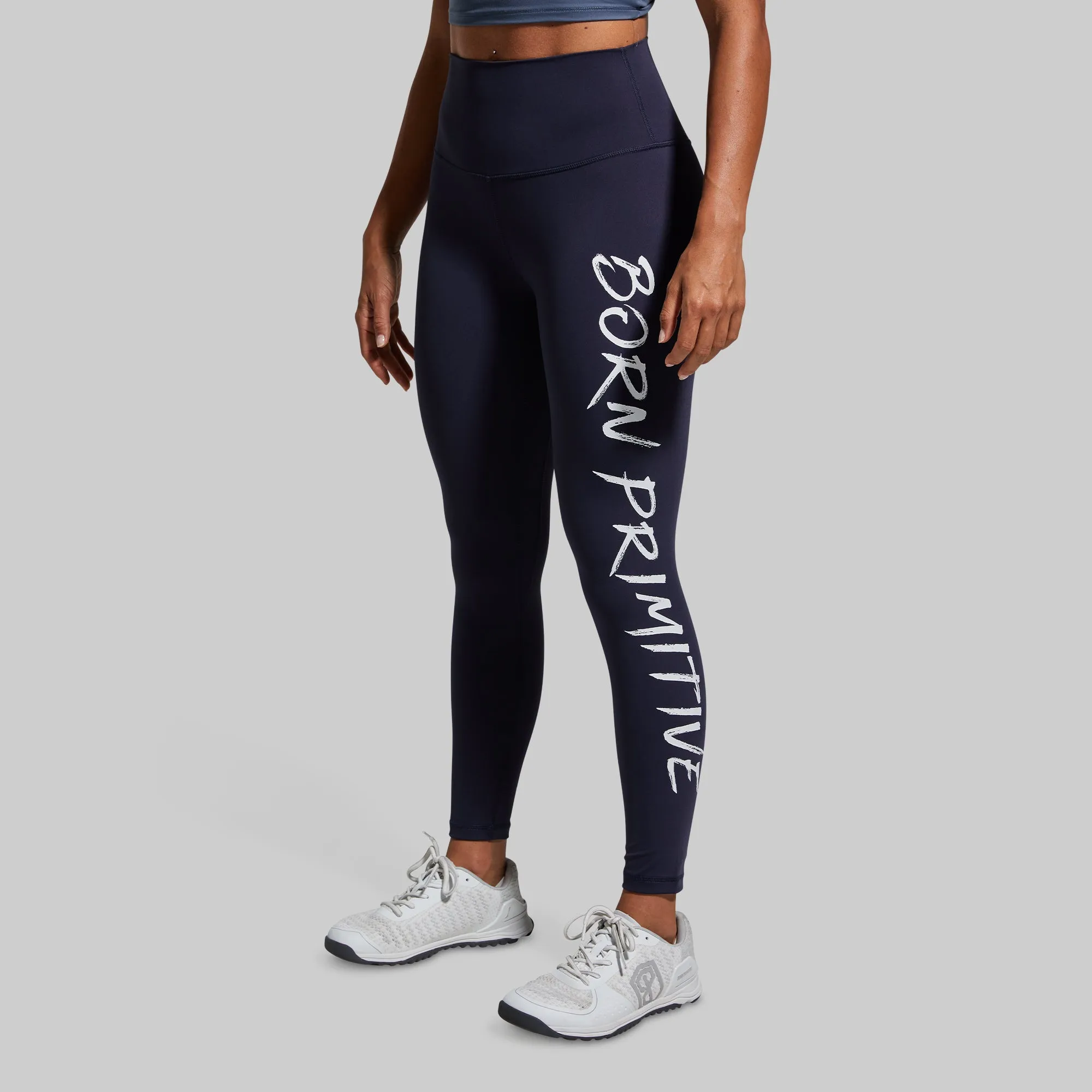 Your Go To Legging 2.0 (Brand Strength-Navy) sold by Born Primitive