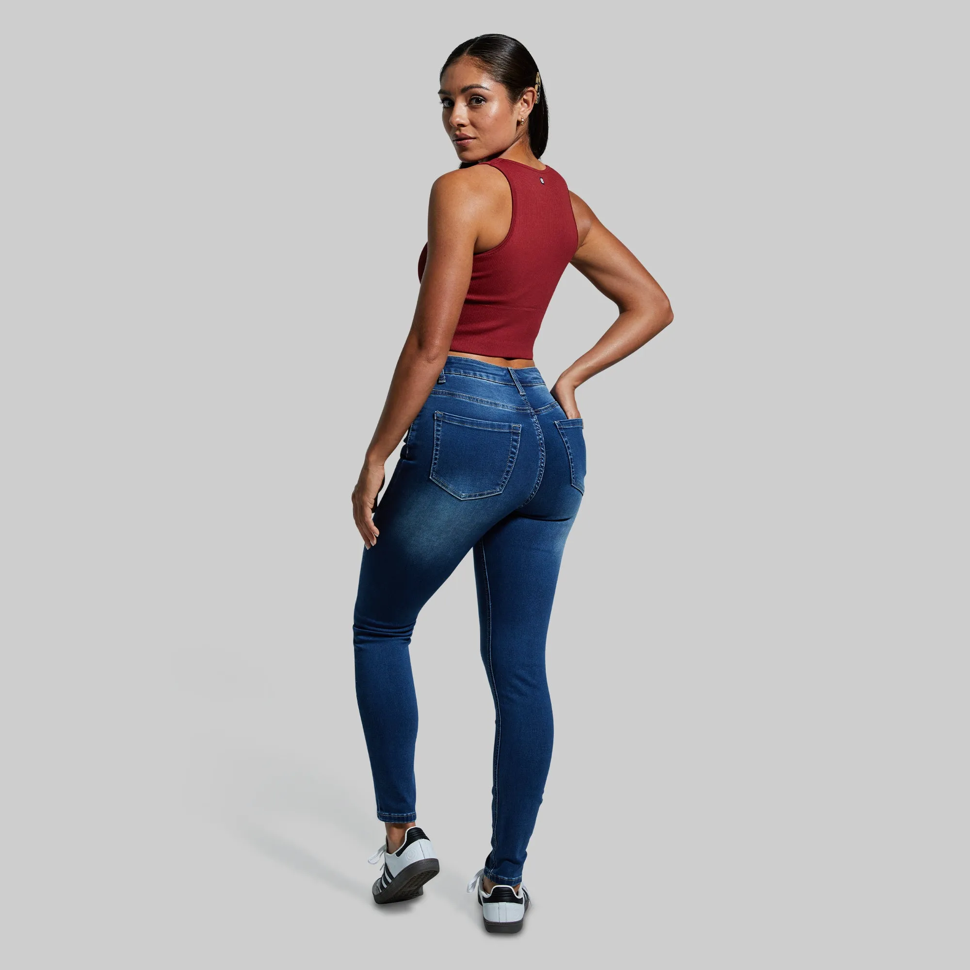 Good to Go Seamless Crop Tank (Rhubarb) sold by Born Primitive product image thumbnail 5