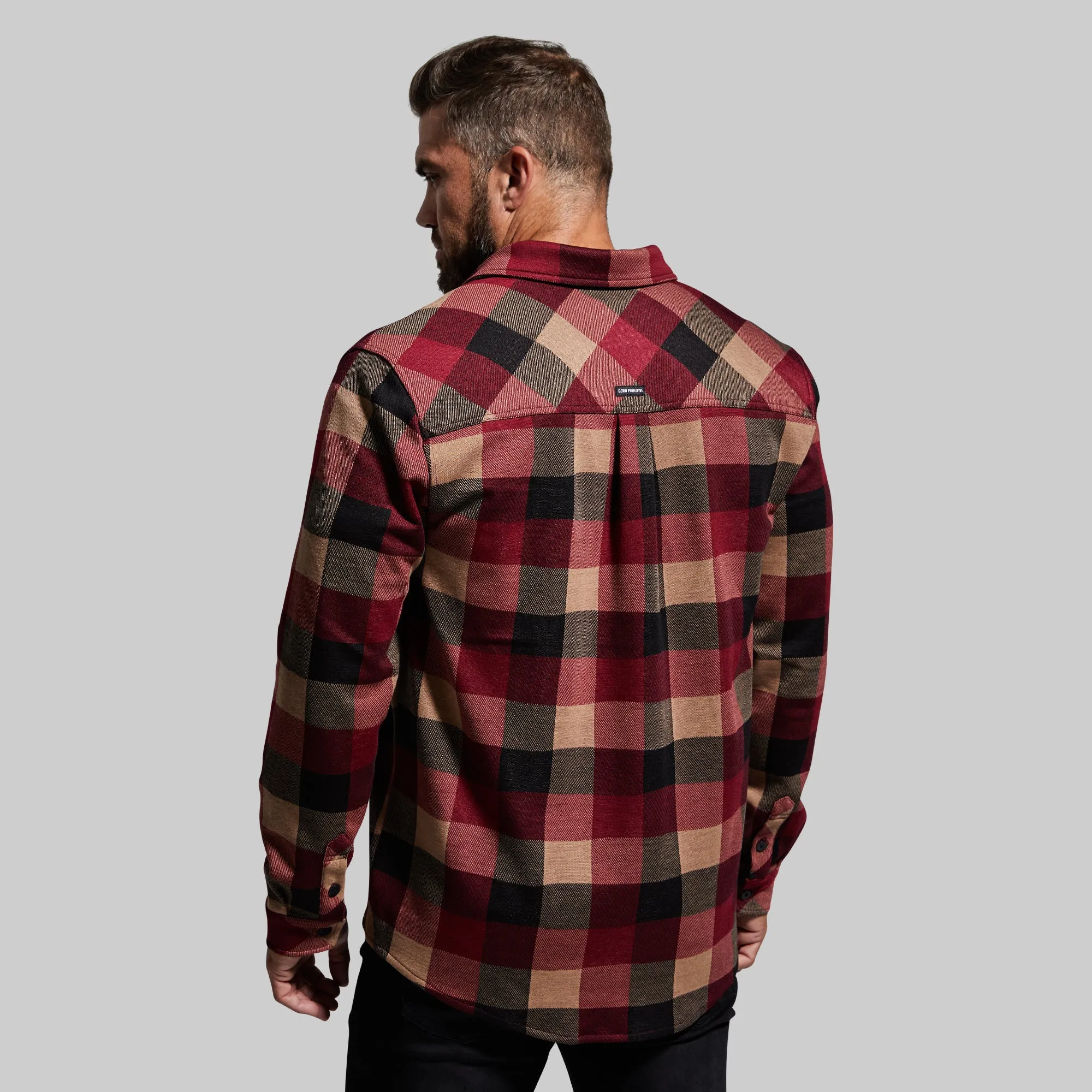 Woodsman Stretchy Flannel (Inferno) sold by Born Primitive product image thumbnail 5