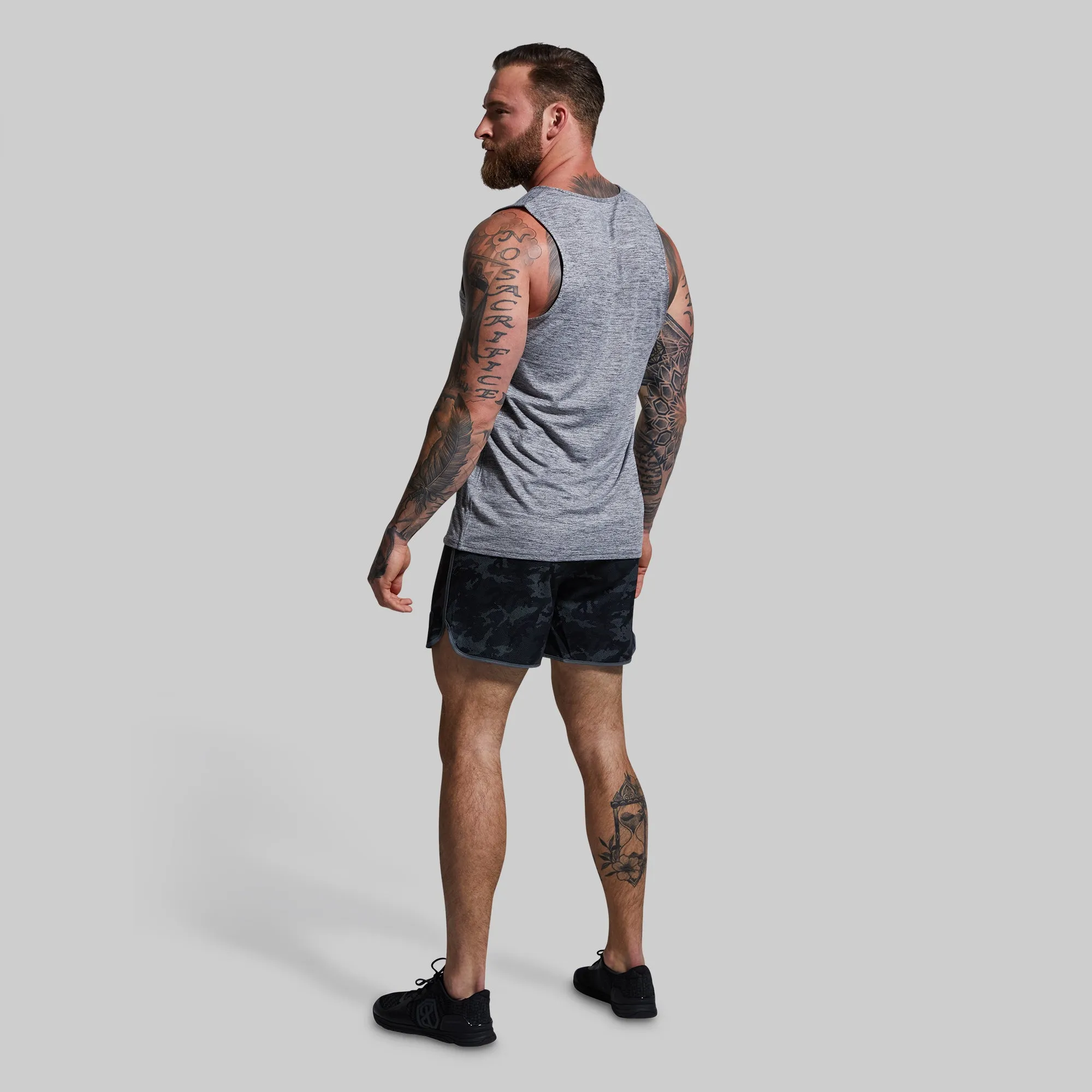 Athleisure Pocket Tank (Heather Grey) sold by Born Primitive product image thumbnail 4