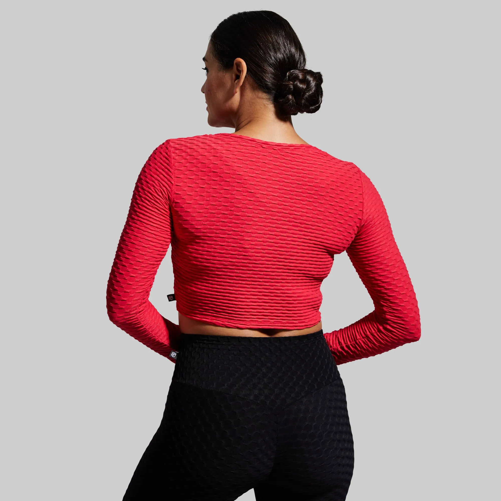 Summit Crop Top (Electric Punch) sold by Born Primitive product image thumbnail 2