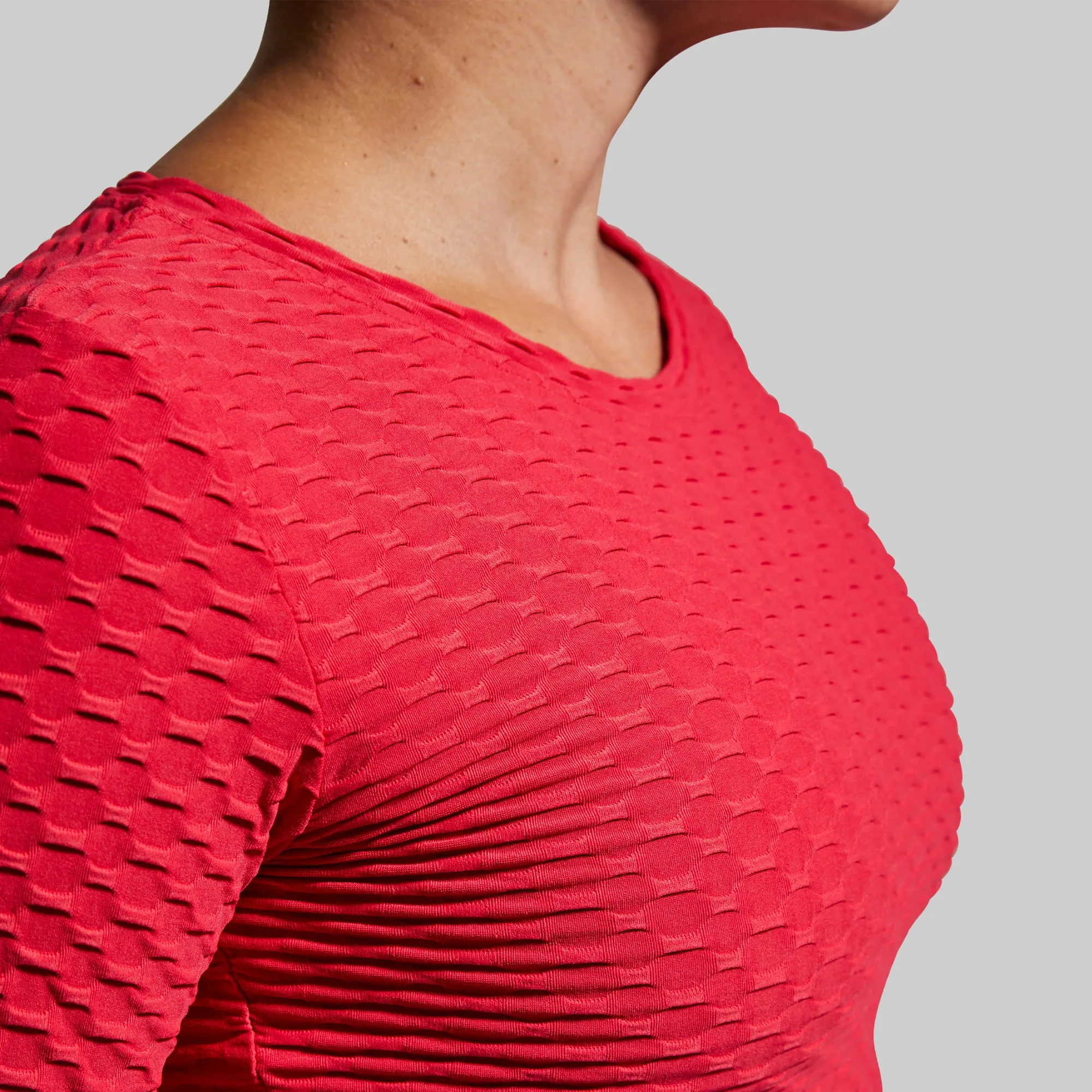 Summit Crop Top (Electric Punch) sold by Born Primitive product image thumbnail 3