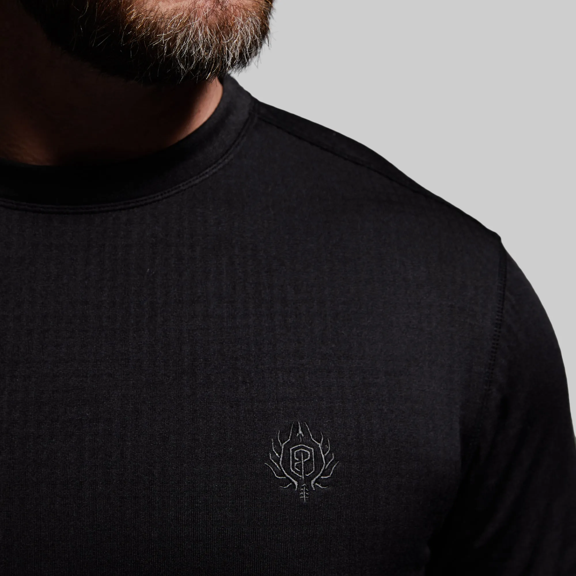 Men's Quiver Long Sleeve Crew (Black) sold by Born Primitive product image thumbnail 5
