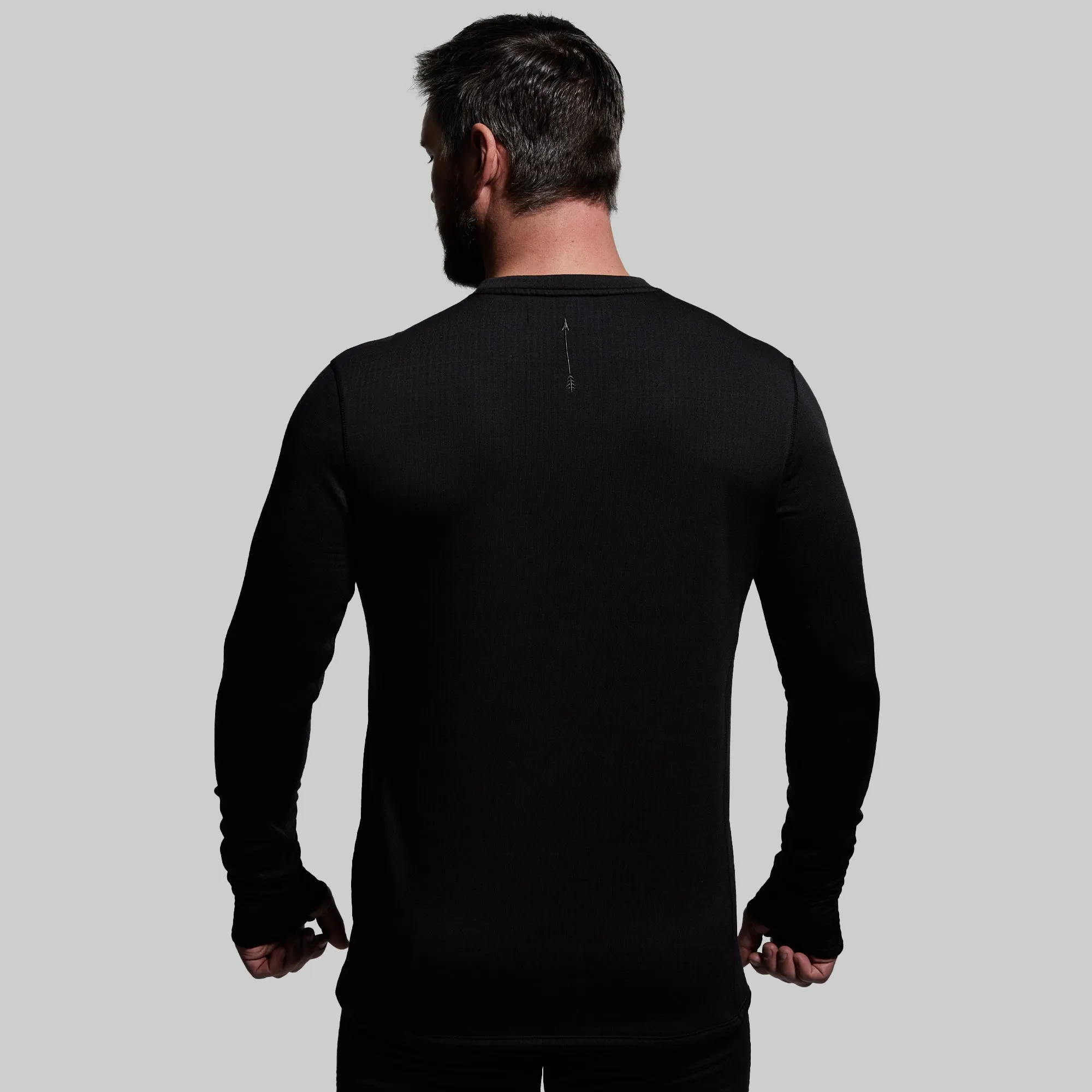 Men's Quiver Long Sleeve Crew (Black) sold by Born Primitive product image thumbnail 3