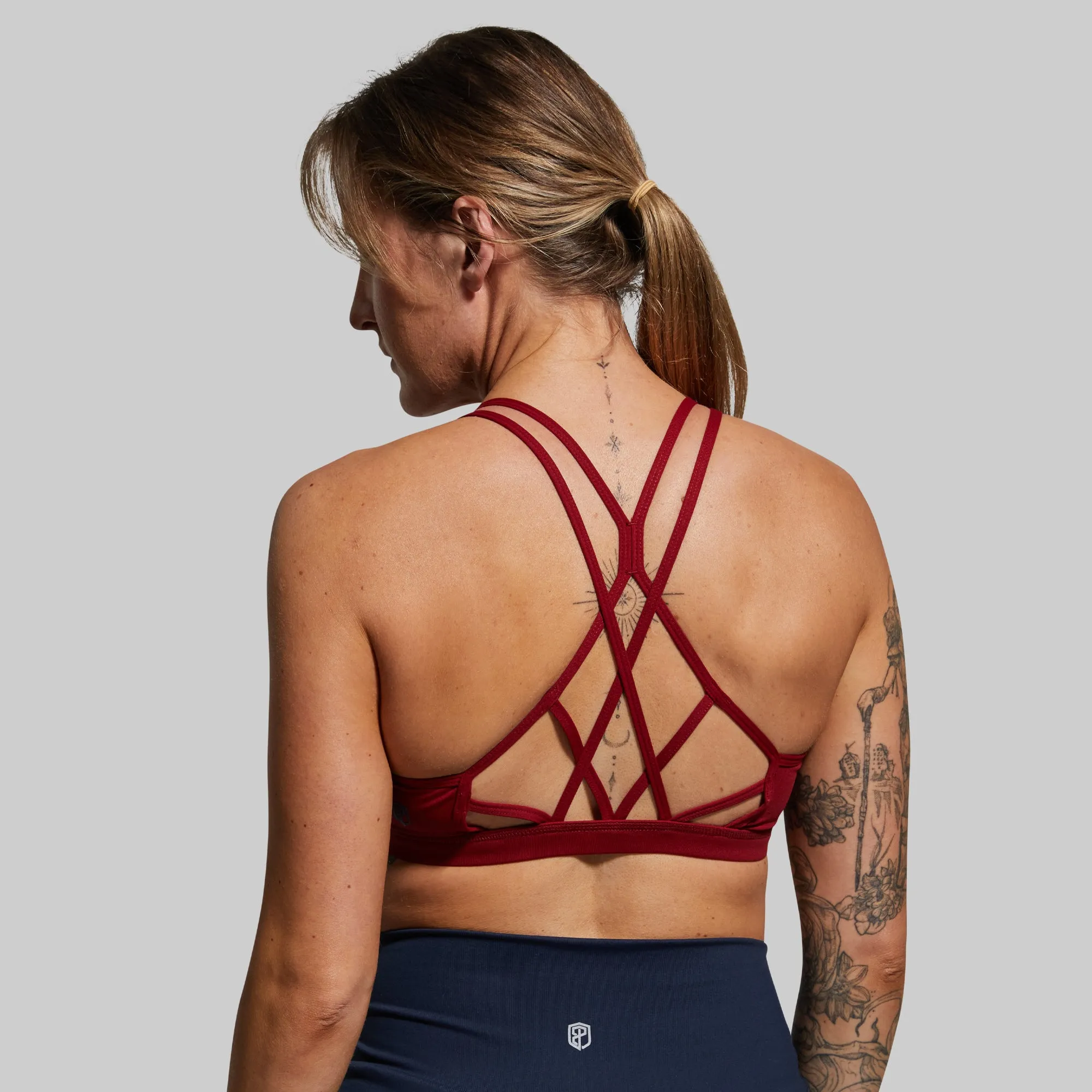 Warrior Original Sports Bra (Brand Strength-Wine) sold by Born Primitive