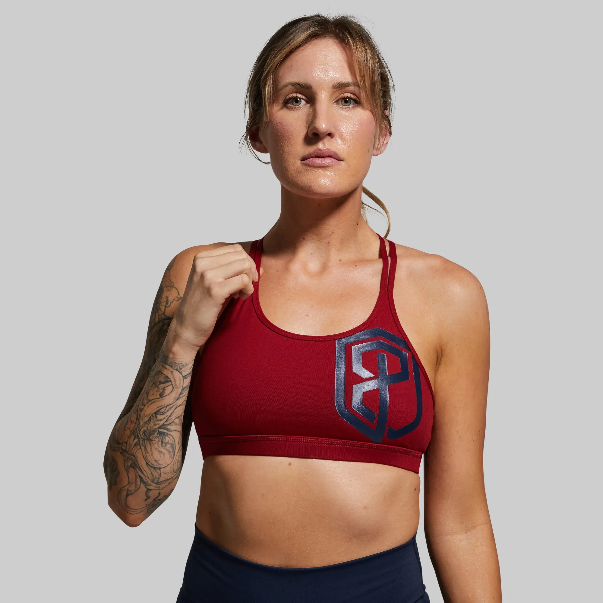 Warrior Original Sports Bra (Brand Strength-Wine) sold by Born Primitive product image thumbnail 2