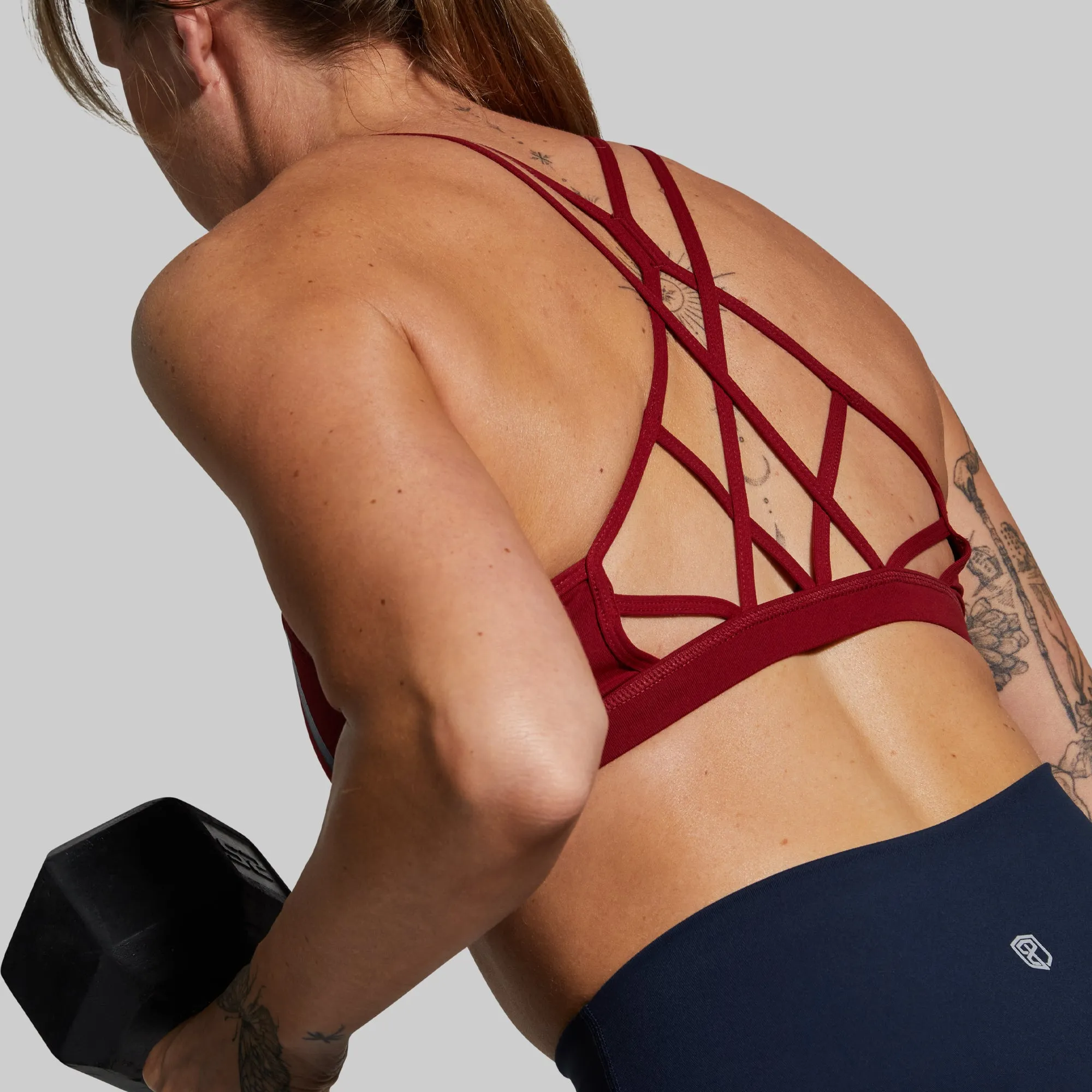Warrior Original Sports Bra (Brand Strength-Wine) sold by Born Primitive product image thumbnail 3