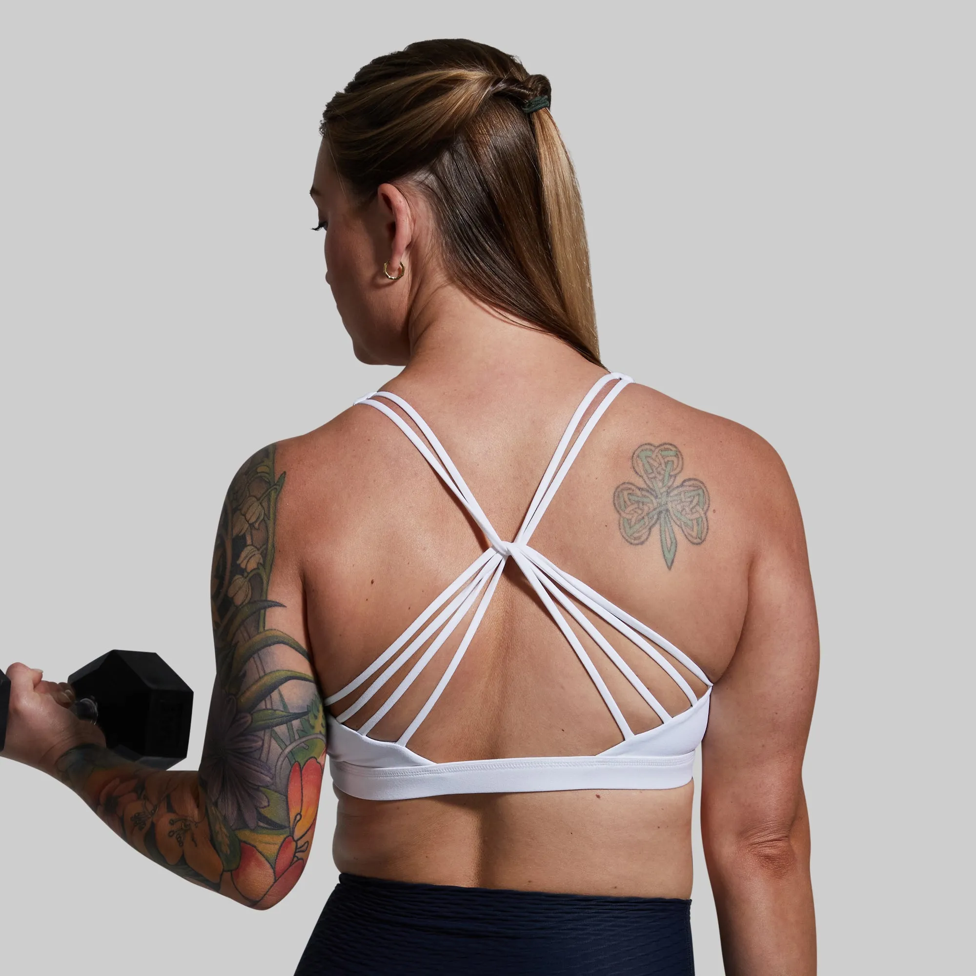 Vitality Original Sports Bra 2.0 (White) sold by Born Primitive
