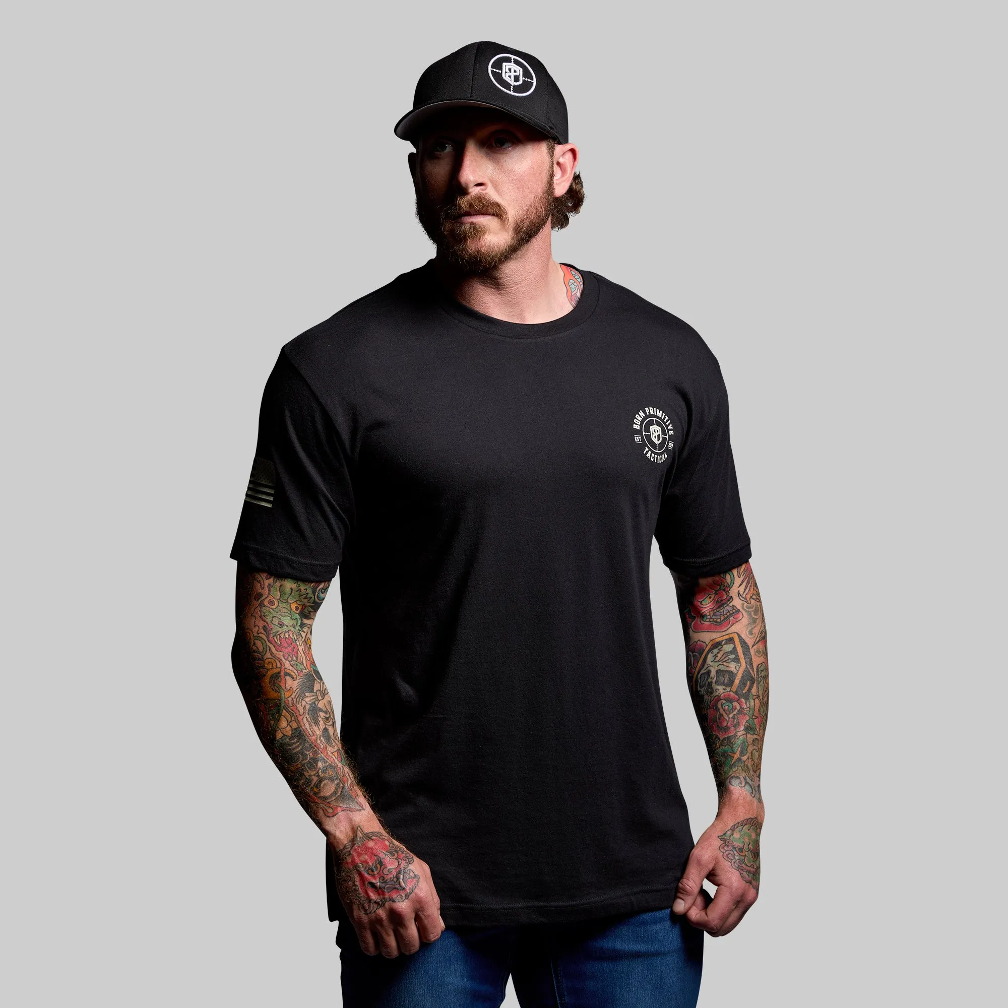 Tactical Reaper Tee (Black) sold by Born Primitive product image thumbnail 3
