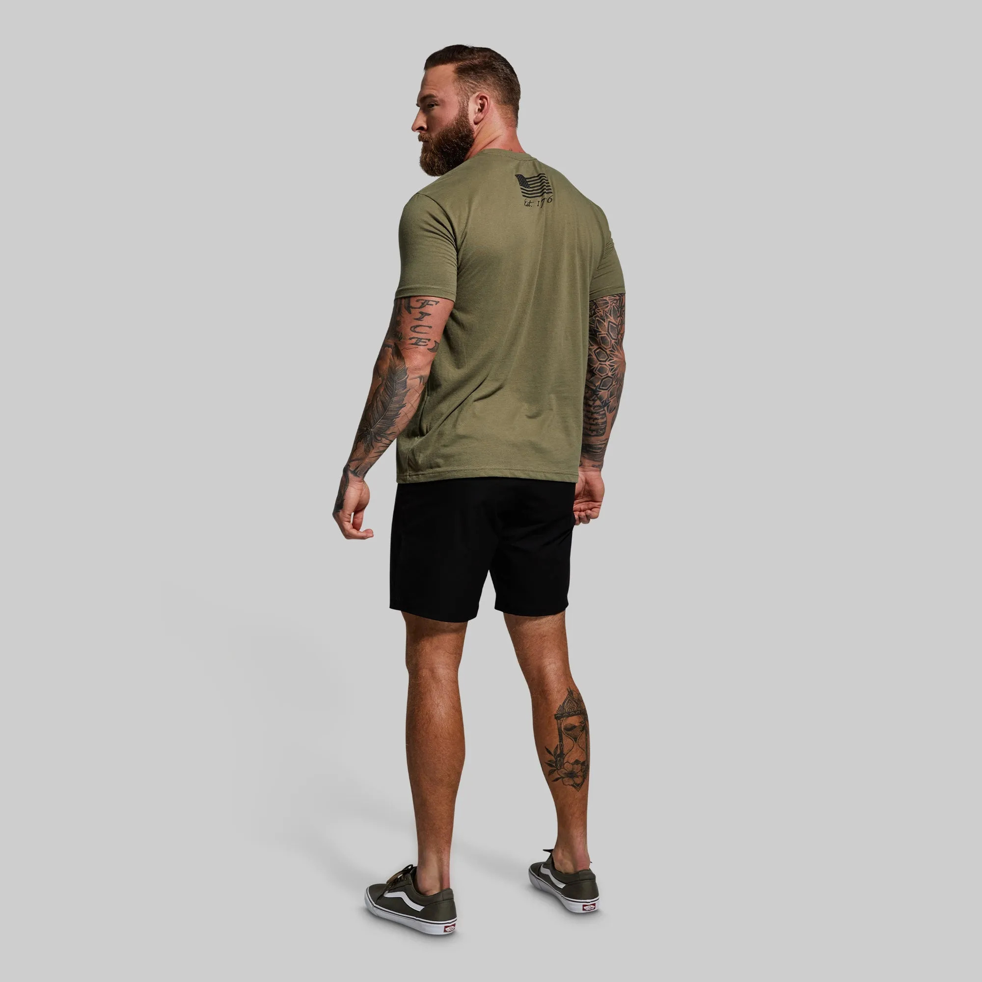 Freedom Paid In Full Tee (Tactical Green) sold by Born Primitive product image thumbnail 5