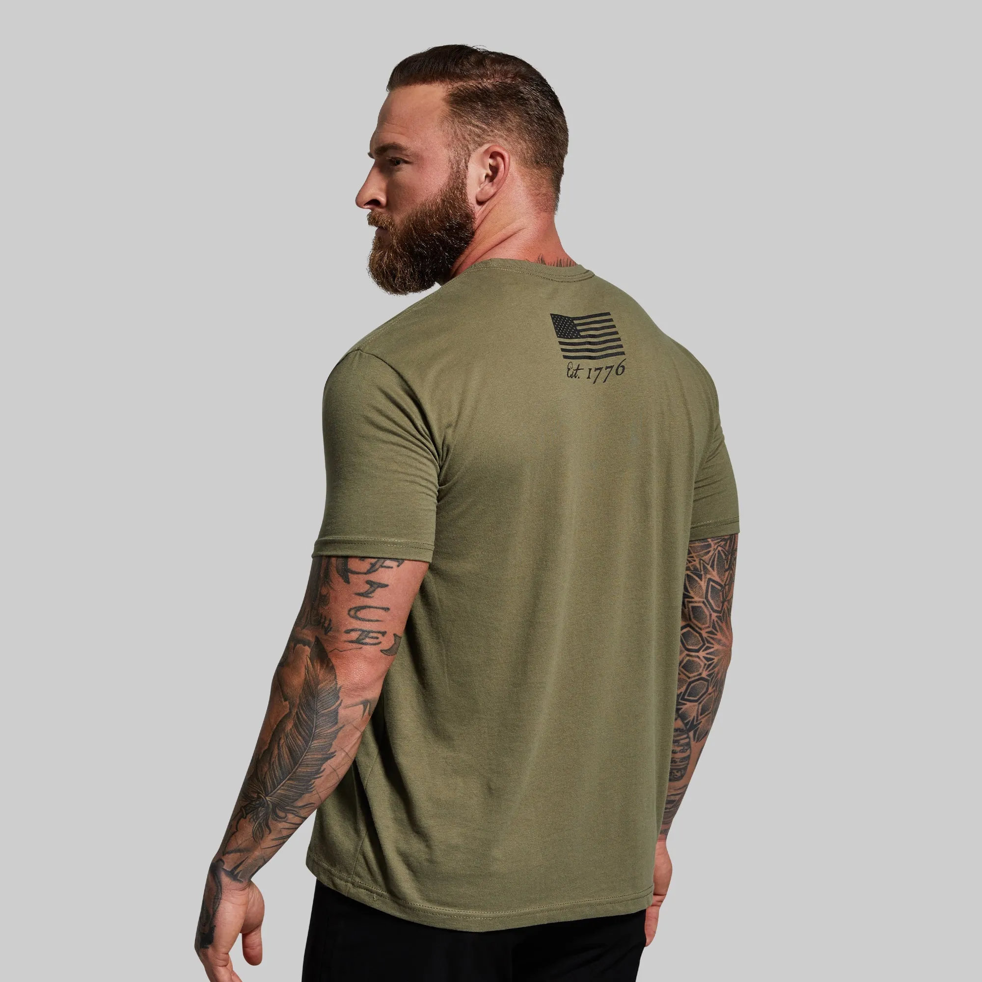 Freedom Paid In Full Tee (Tactical Green) sold by Born Primitive product image thumbnail 2