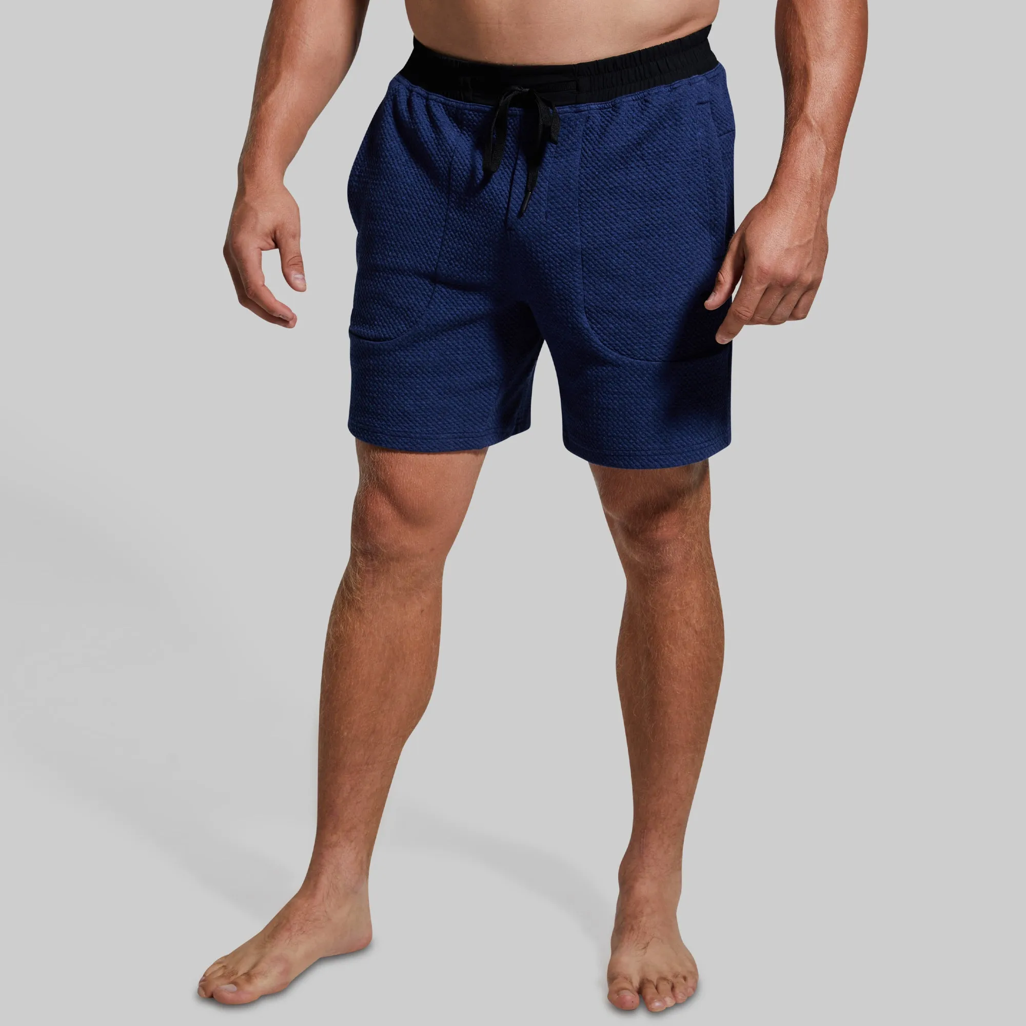Men's Cloud Short (Heather Midnight Blue) sold by Born Primitive