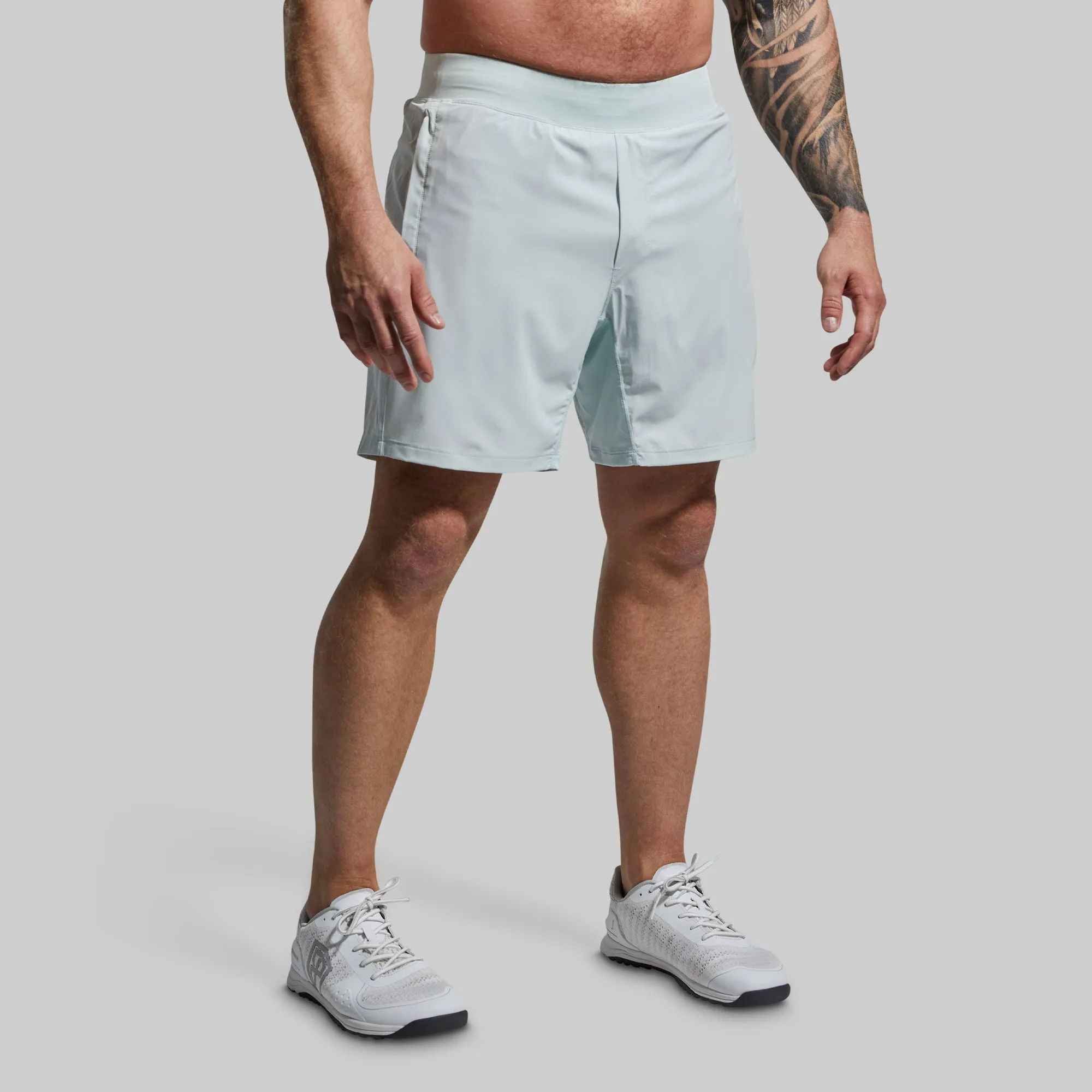 Versatile Short w/ Compression 7" (Sky) sold by Born Primitive