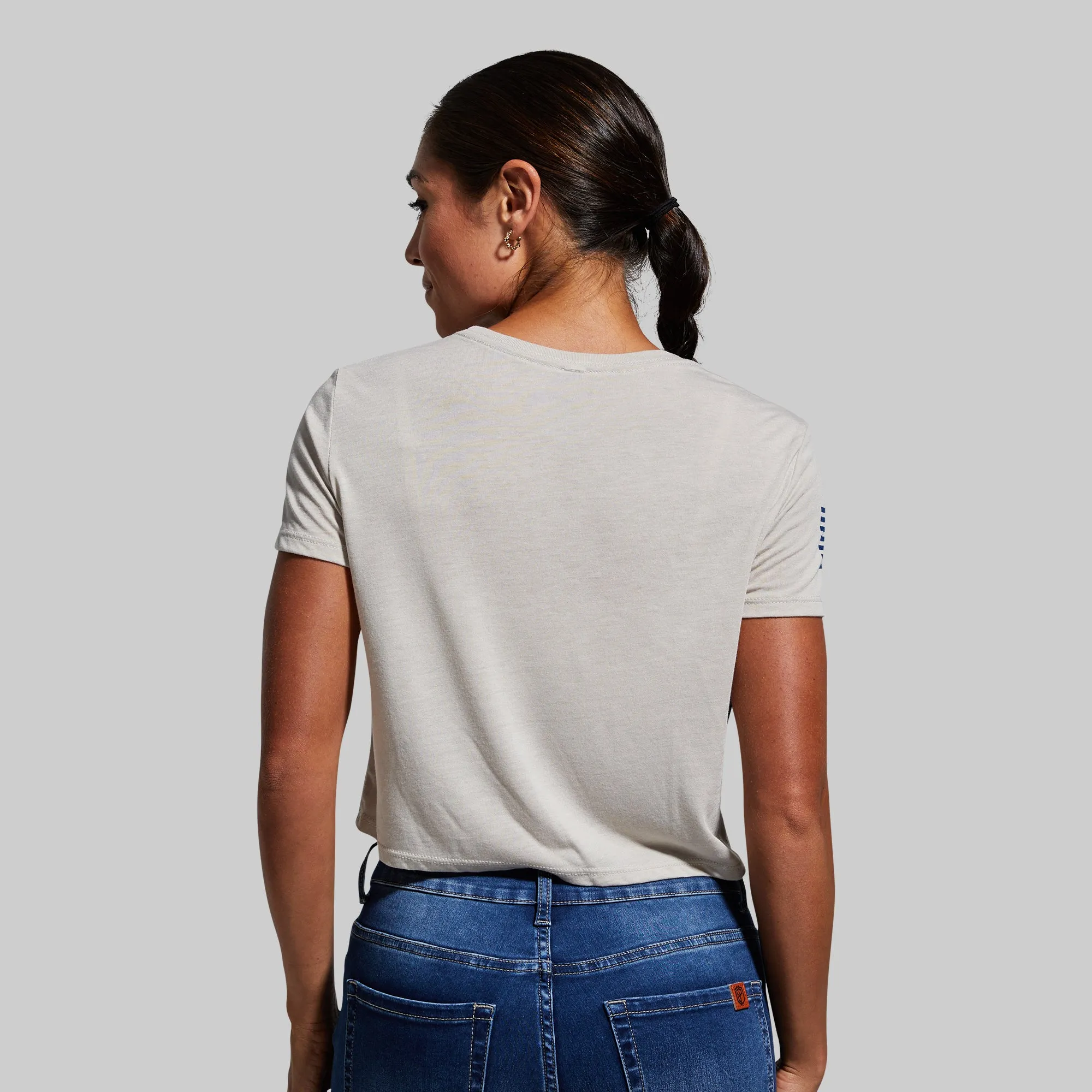 Property of Born Primitive Crop Tee (Heather Dust) sold by Born Primitive product image thumbnail 3