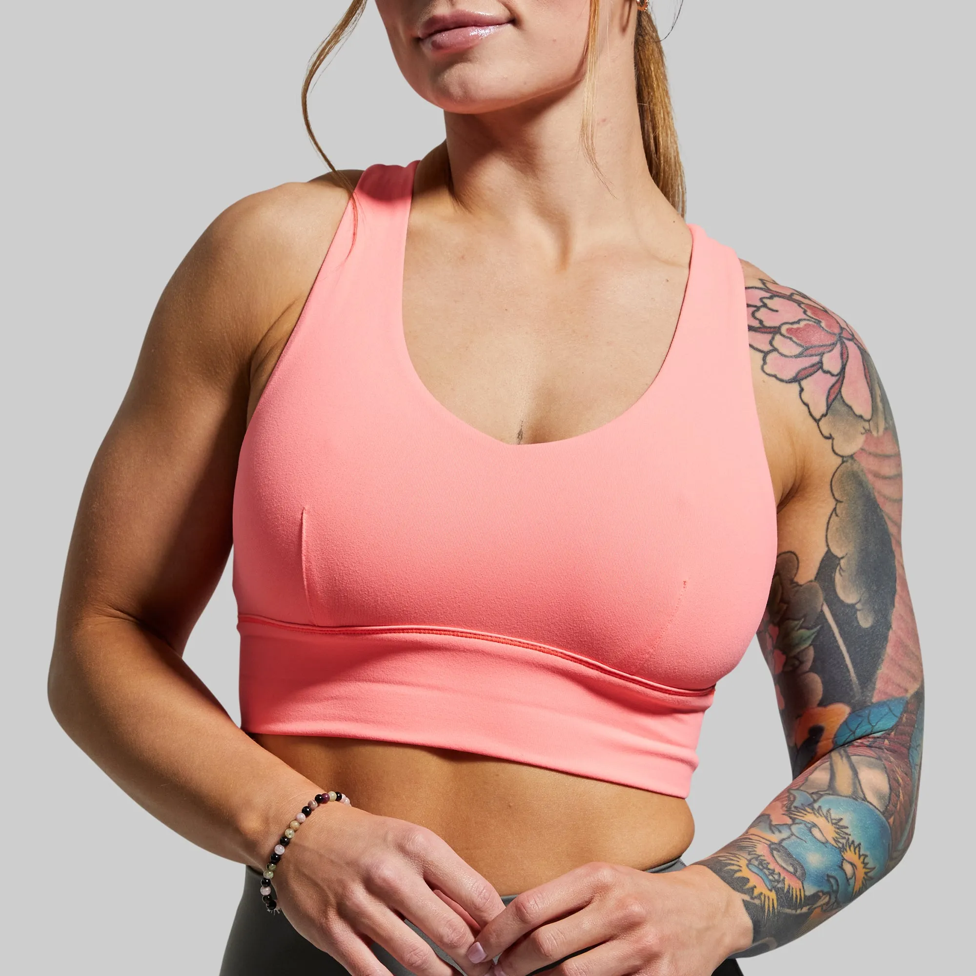 X-Factor Sports Bra (Coral) sold by Born Primitive product image thumbnail 4