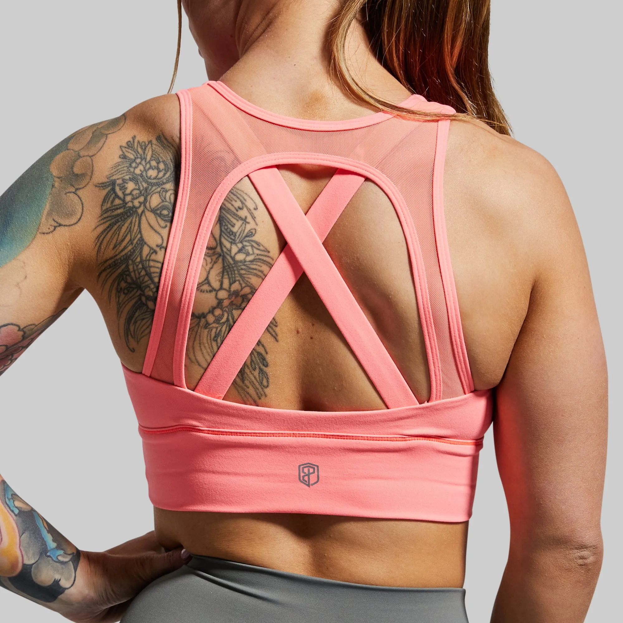 X-Factor Sports Bra (Coral) sold by Born Primitive product image thumbnail 5