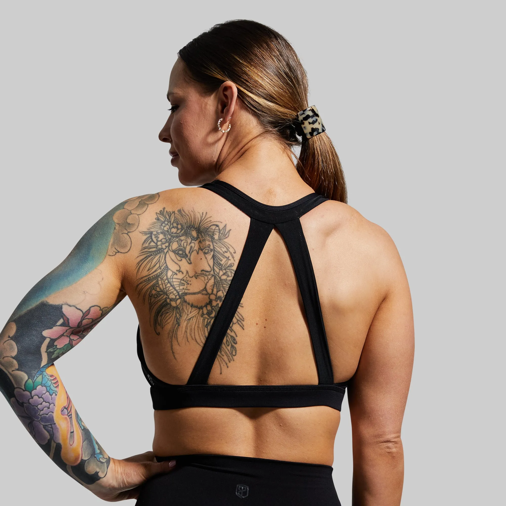 Shoots Sports Bra (Black) sold by Born Primitive