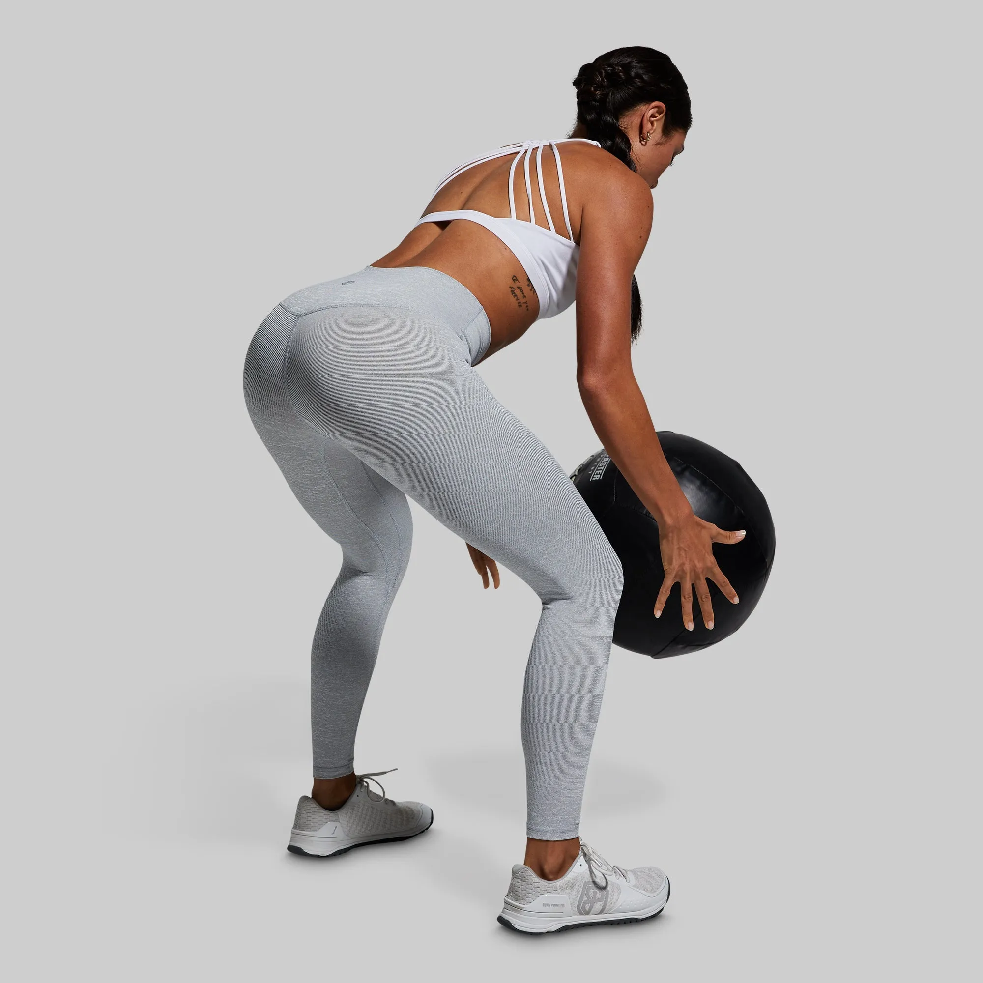 Your New Favorite Legging 2.0 (Heather White) sold by Born Primitive product image thumbnail 2