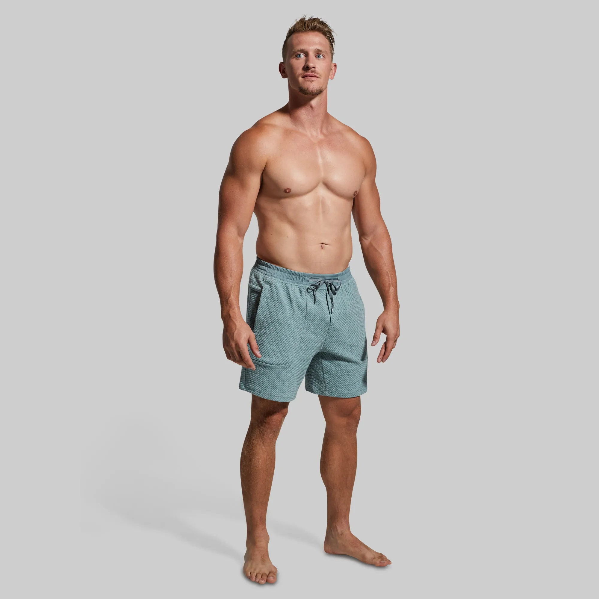 Men's Cloud Short (Heather Sea Sage) sold by Born Primitive product image thumbnail 5