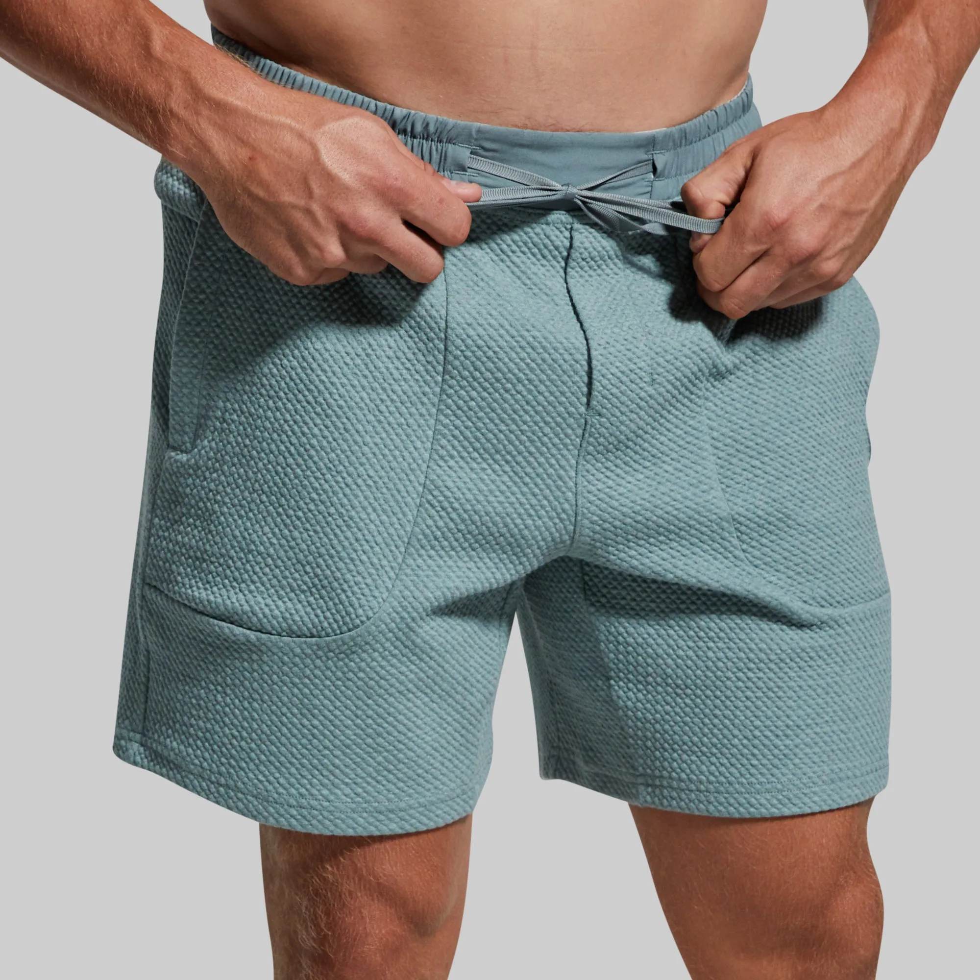 Men's Cloud Short (Heather Sea Sage) sold by Born Primitive product image thumbnail 3