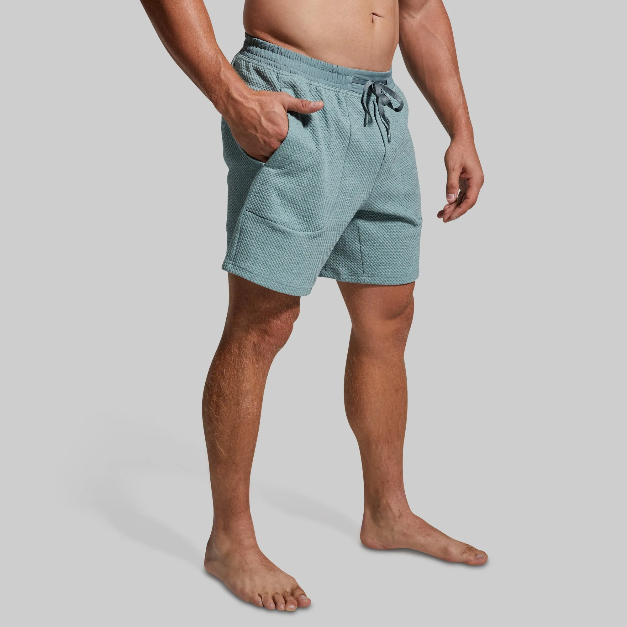 Men's Cloud Short (Heather Sea Sage) sold by Born Primitive