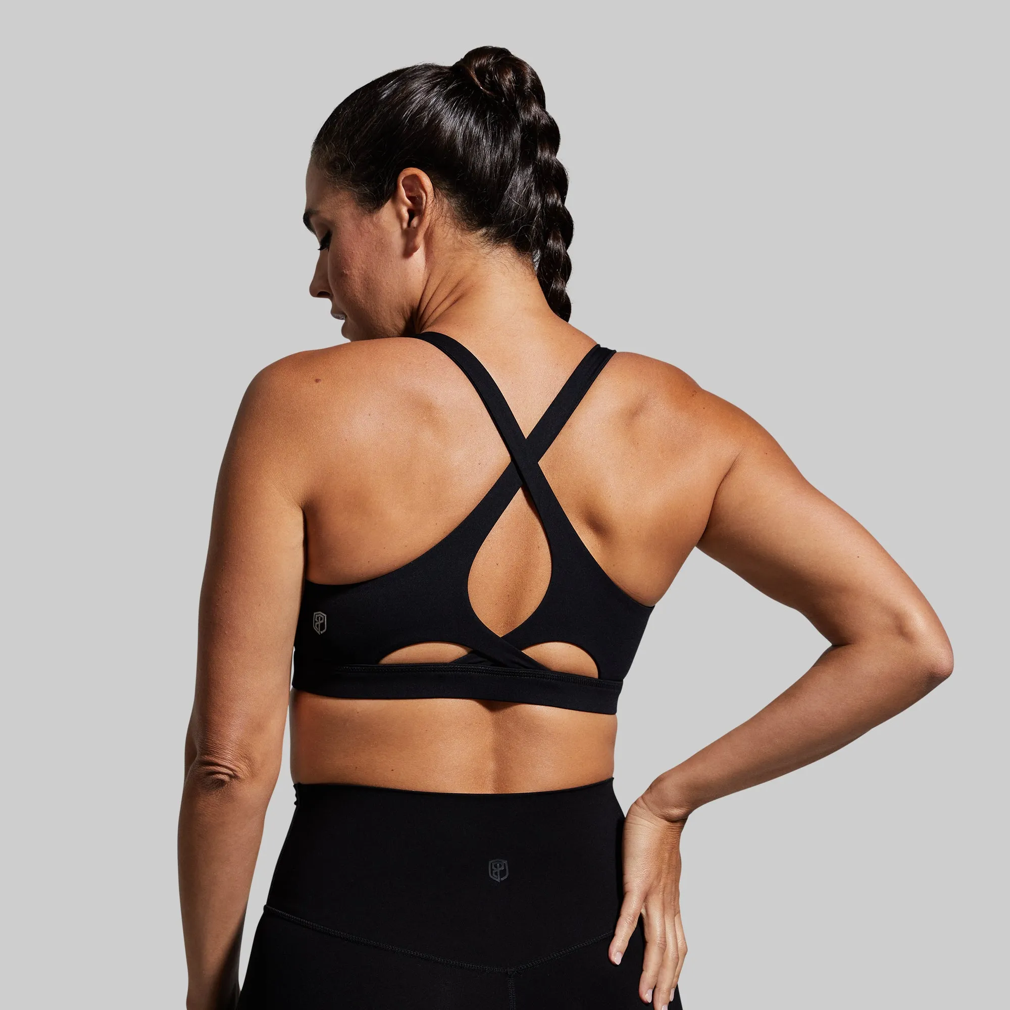 Helix Sports Bra (Black) sold by Born Primitive