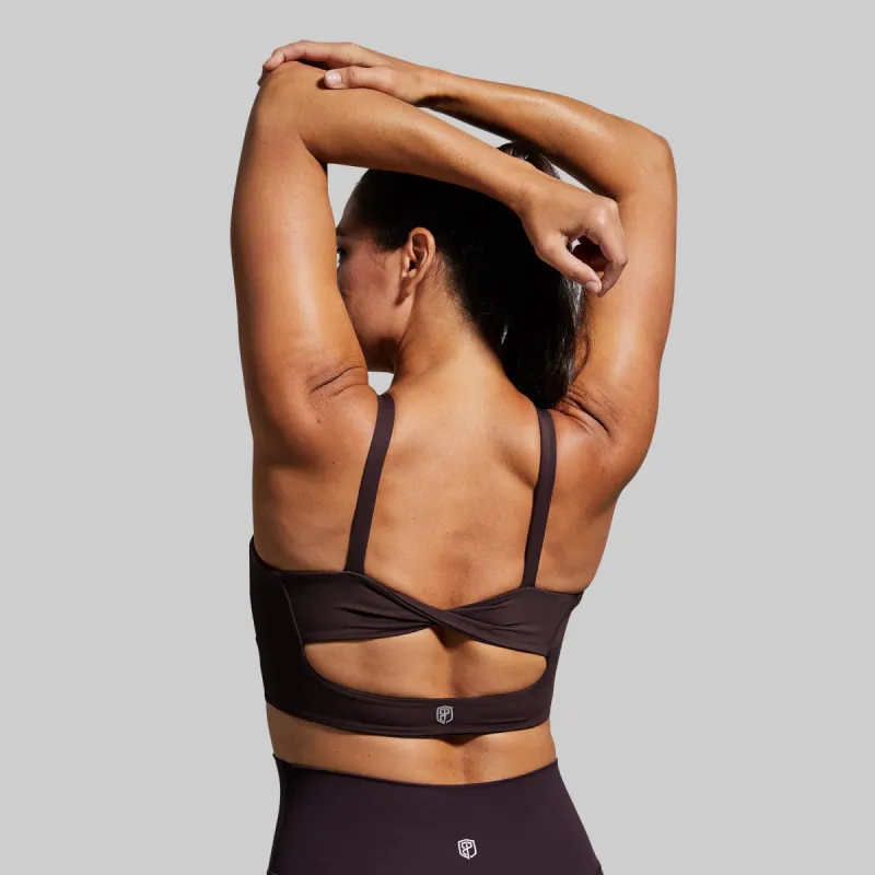 Your Go To Sports Bra (Deep Plum) sold by Born Primitive