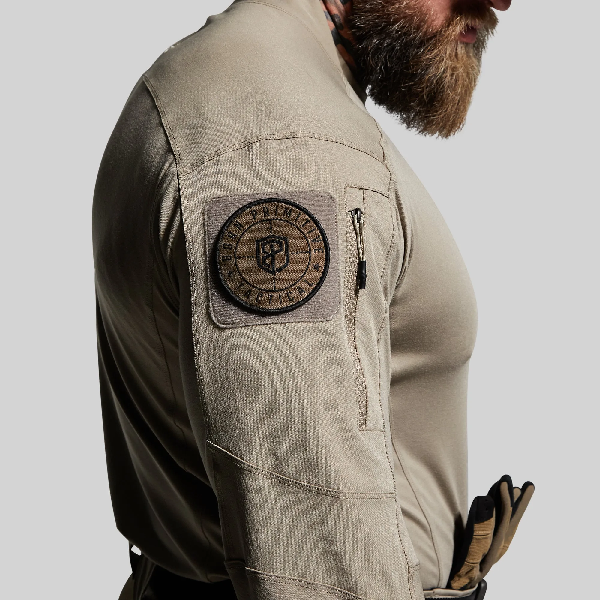 Long Sleeve Op Top (Desert Tan) sold by Born Primitive product image thumbnail 5