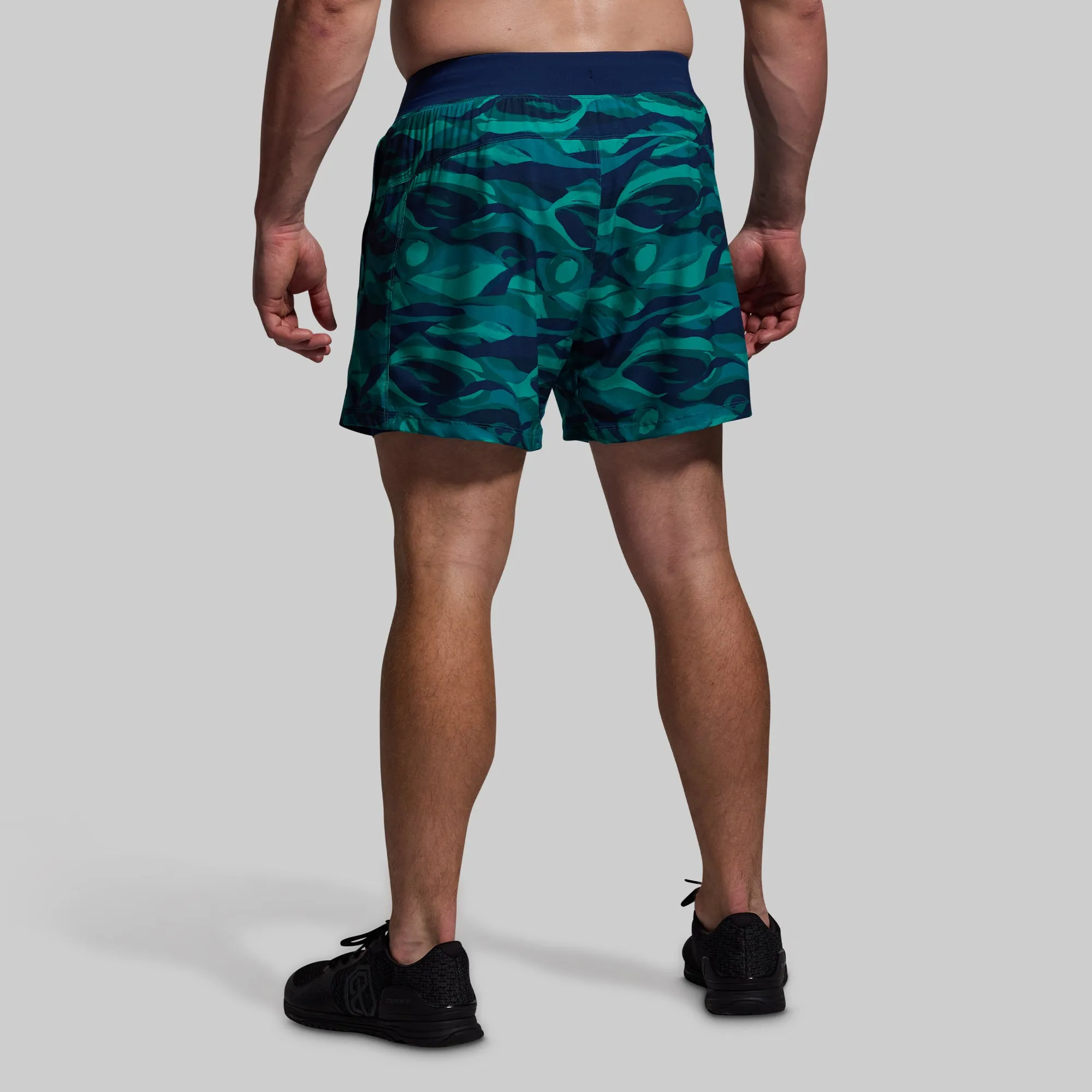 Versatile Short w/ Compression 5" (Tidepool) sold by Born Primitive product image thumbnail 2