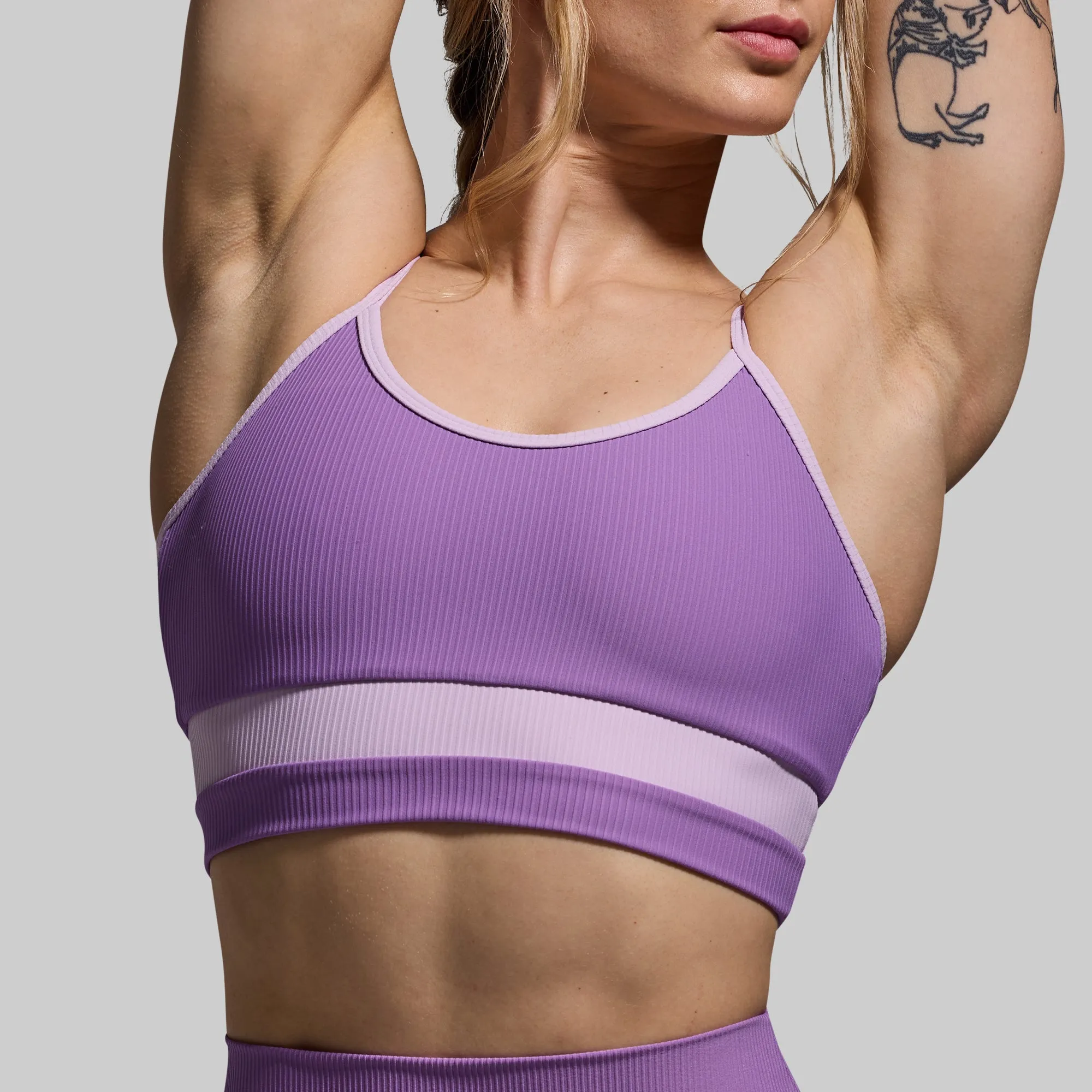 Out of Line Sports Bra (Grape Popsicle) sold by Born Primitive product image thumbnail 4