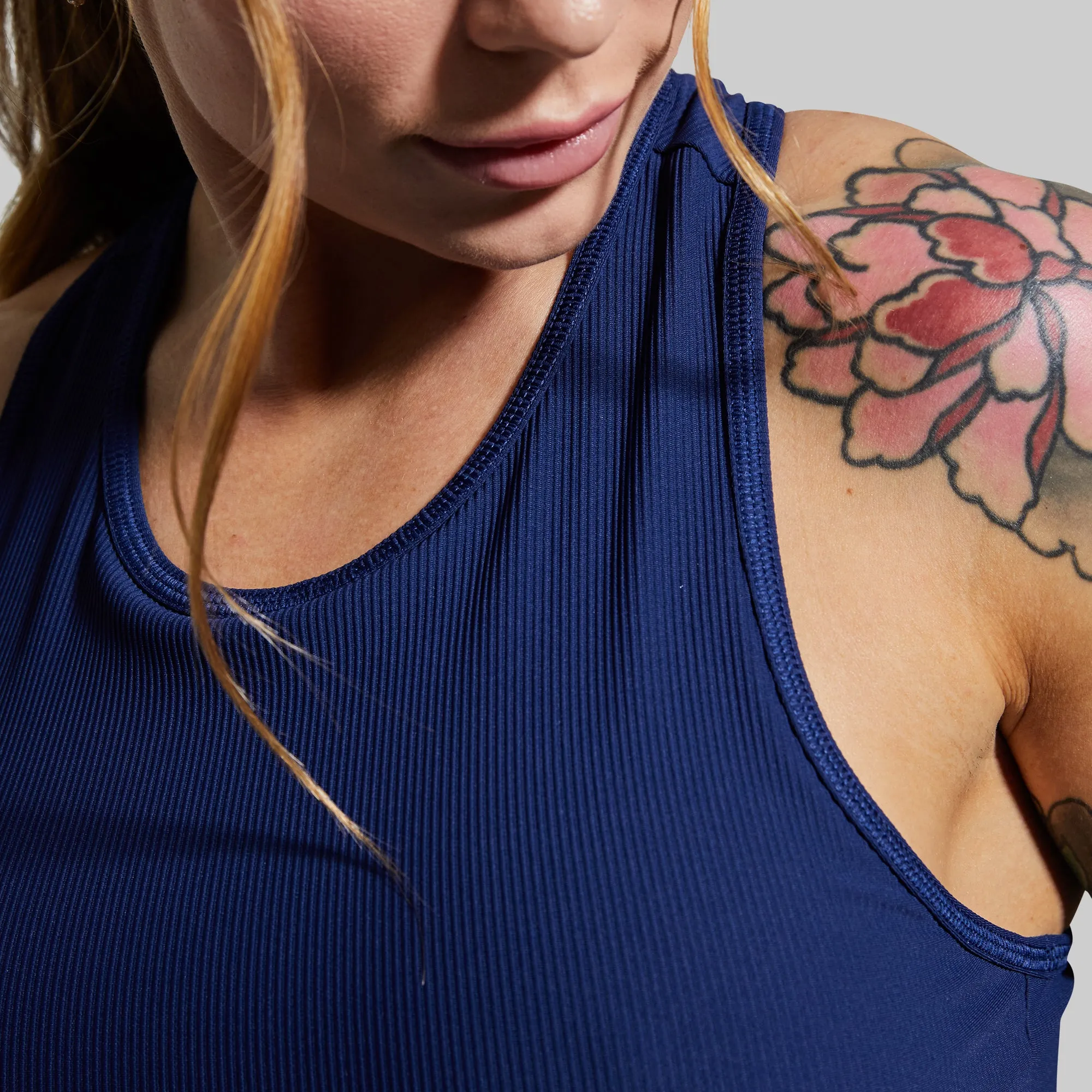 Perfect Ribbed Tank (Navy) sold by Born Primitive product image thumbnail 5