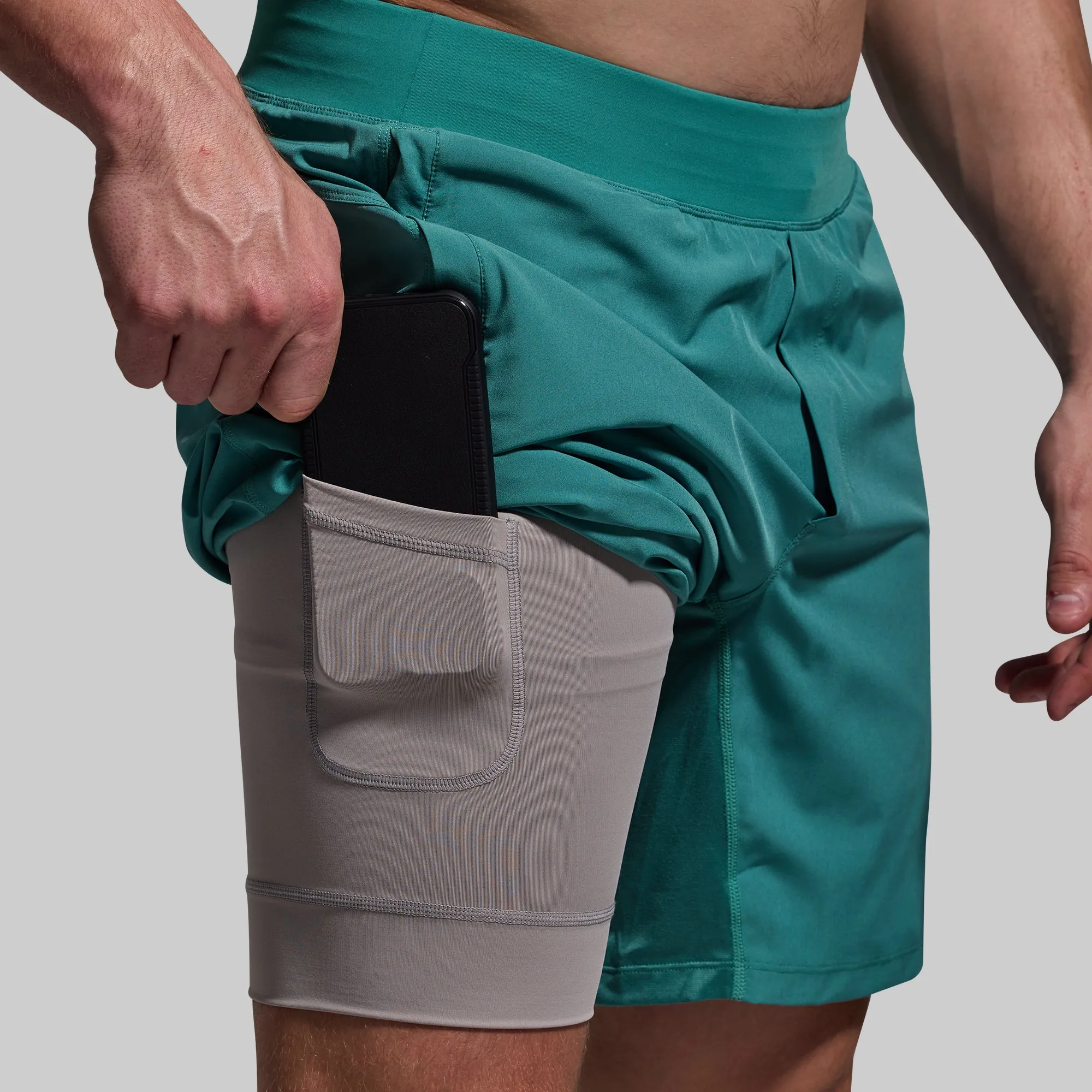 Versatile Short w/ Compression 7" (Deep Sea) sold by Born Primitive product image thumbnail 3