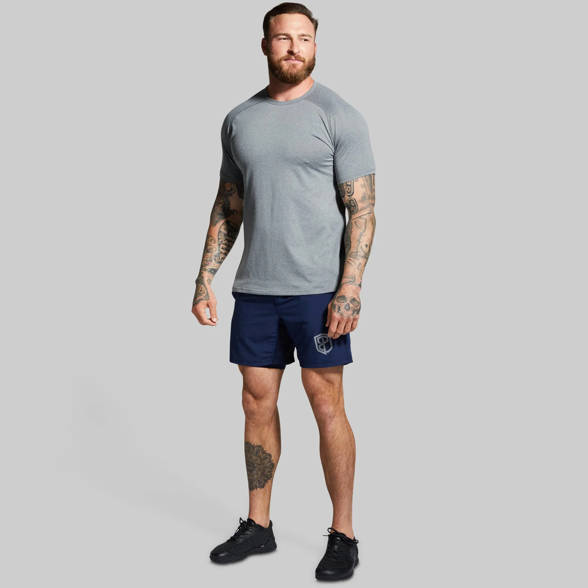 Heritage Tee (Heather Grey) sold by Born Primitive product image thumbnail 4