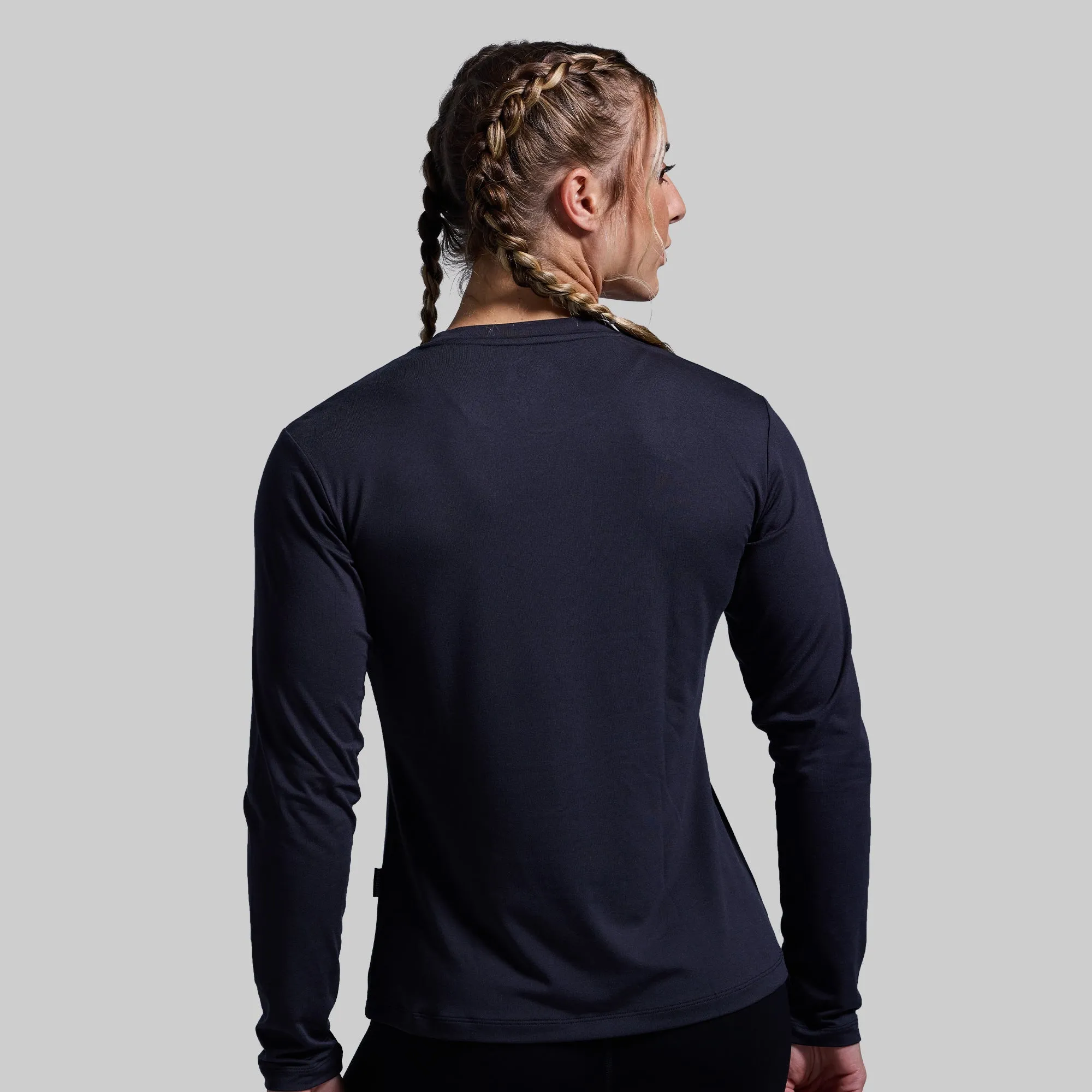 Women's BP Premium Basic Long Sleeve Crew (Black) sold by Born Primitive product image thumbnail 2