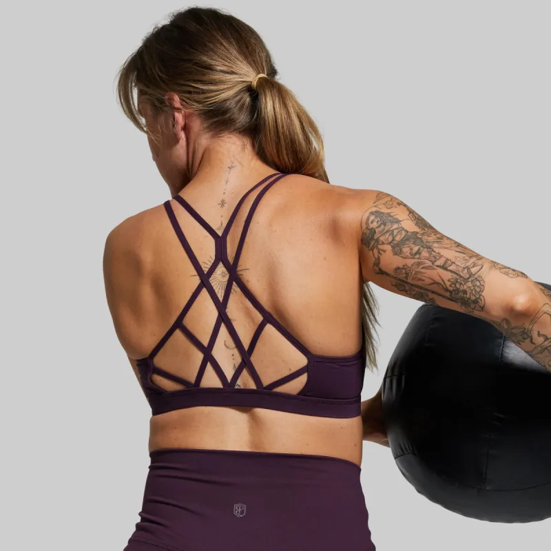 Warrior Original Sports Bra (Brand Strength-Plum) sold by Born Primitive
