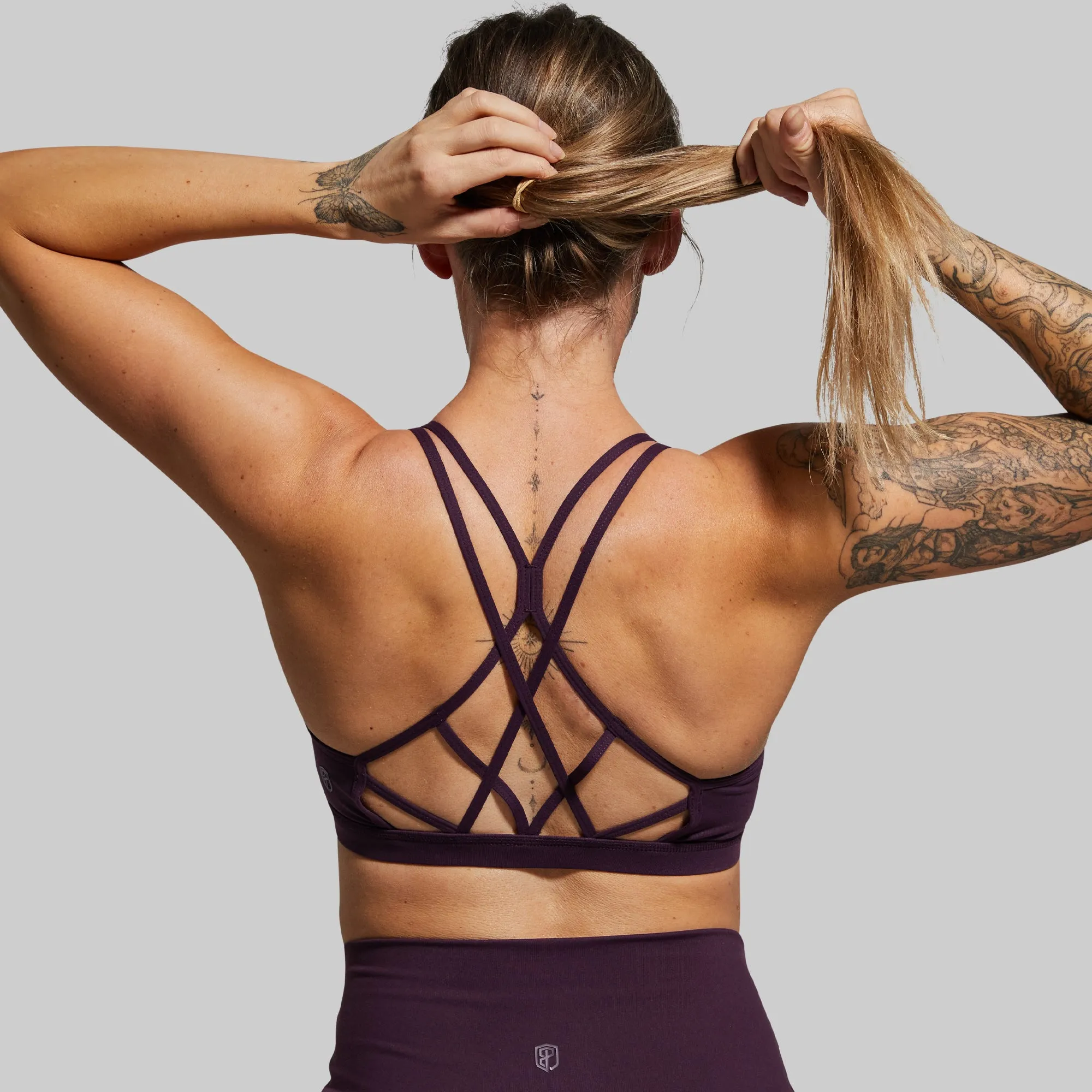 Warrior Original Sports Bra (Brand Strength-Plum) sold by Born Primitive product image thumbnail 3