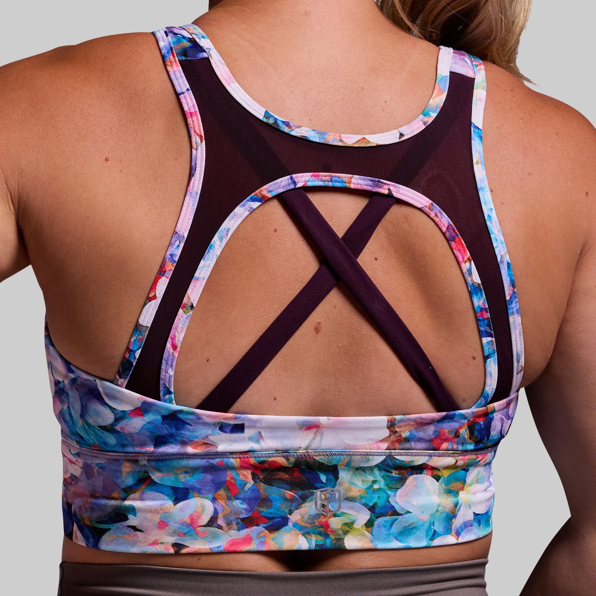 Milk and Muscles Nursing Sports Bra (Floral Refresh) sold by Born Primitive product image thumbnail 3