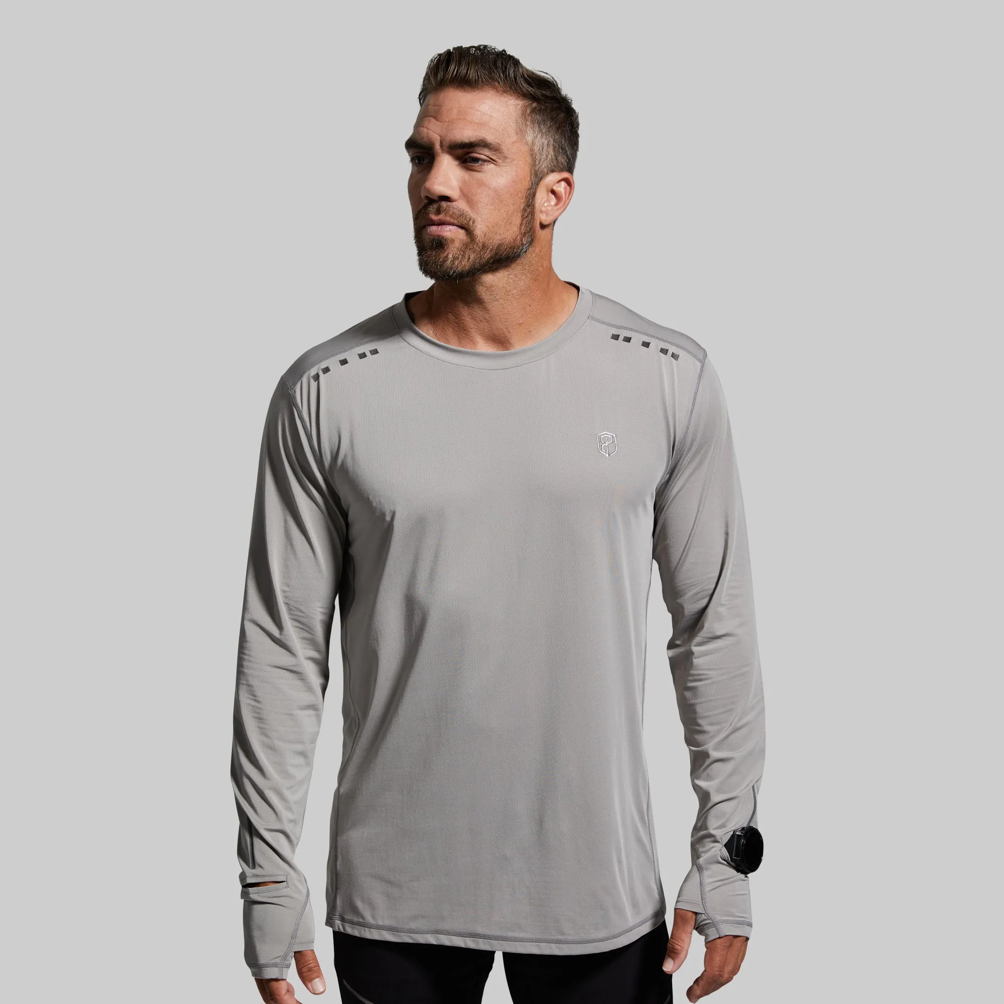 Men's Endurance Long Sleeve Shirt (Paloma Grey) sold by Born Primitive