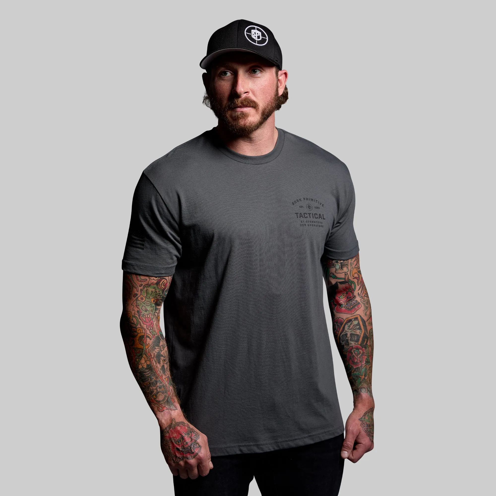 Tactical Operator Tee (Heavy Metal) sold by Born Primitive product image thumbnail 3
