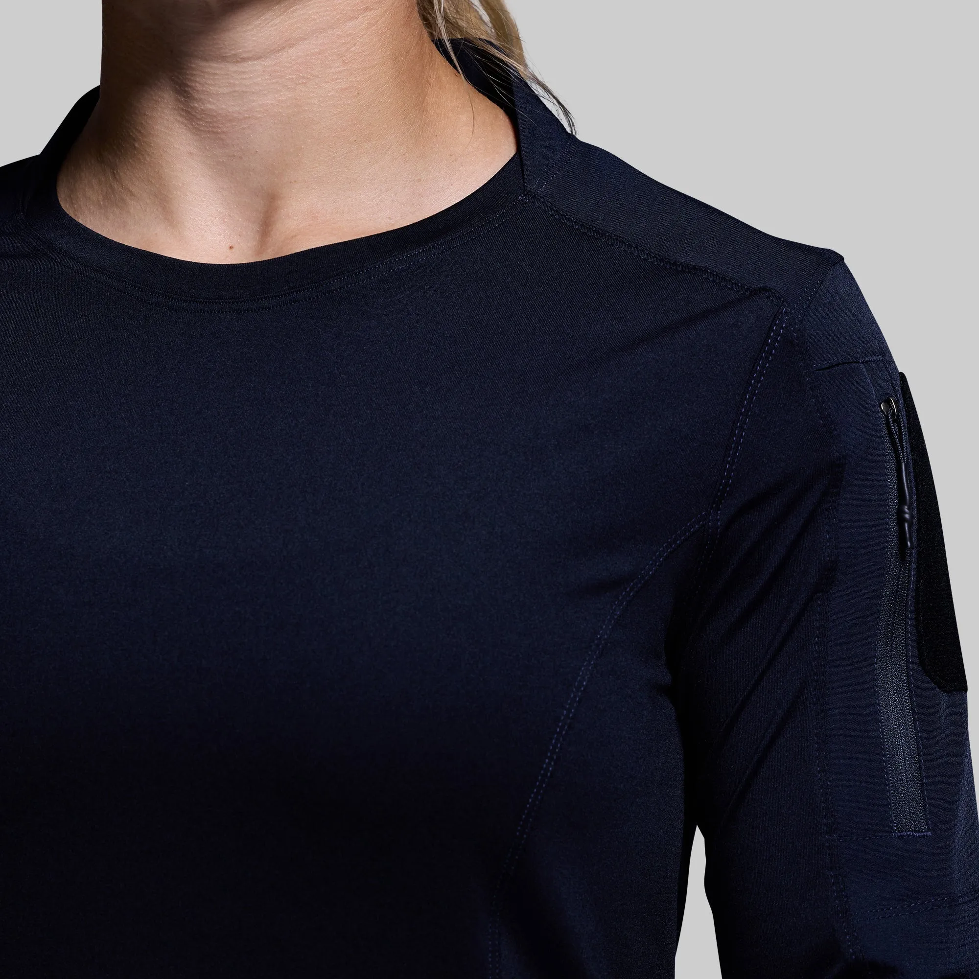 Women's Long Sleeve Op Top (Police Blue) sold by Born Primitive product image thumbnail 5