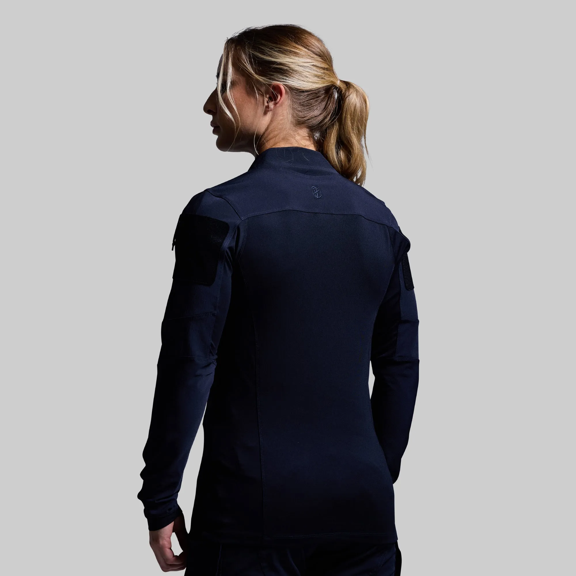 Women's Long Sleeve Op Top (Police Blue) sold by Born Primitive product image thumbnail 2