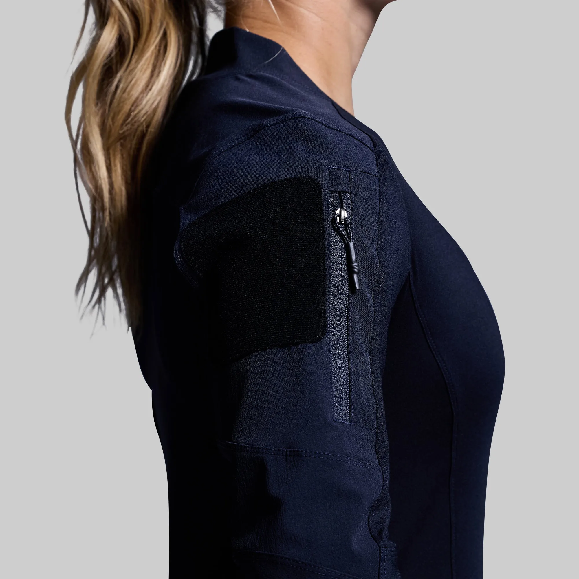 Women's Long Sleeve Op Top (Police Blue) sold by Born Primitive product image thumbnail 3