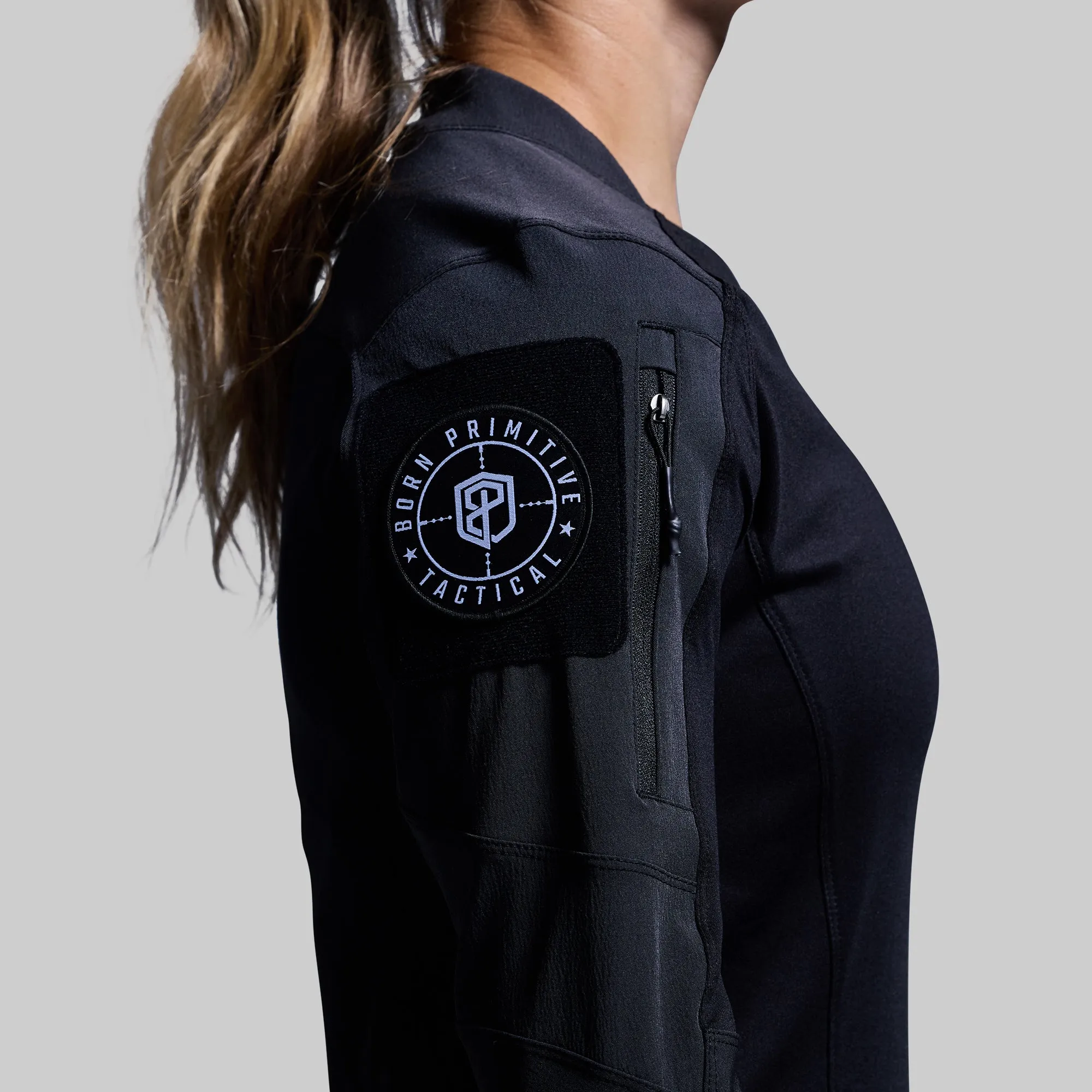 Women's Long Sleeve Op Top (Black) sold by Born Primitive product image thumbnail 4