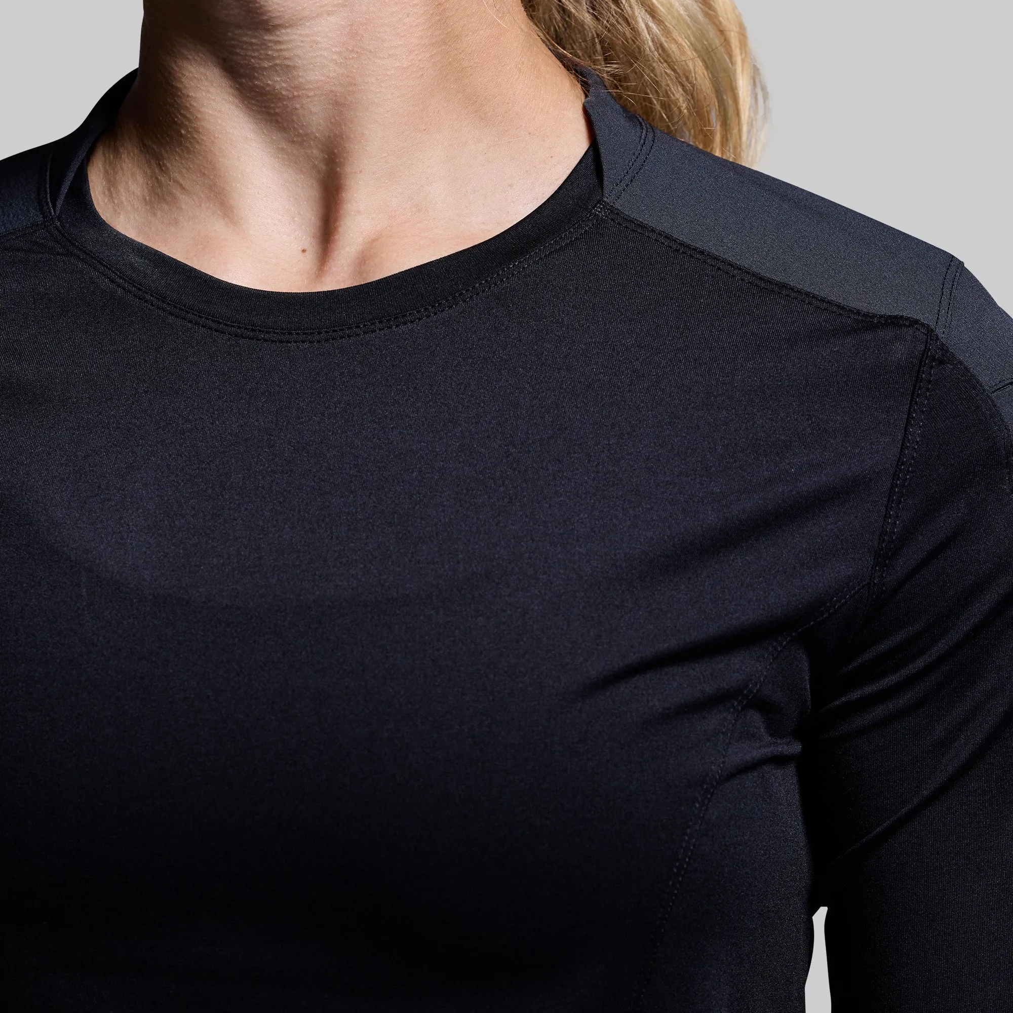 Women's Long Sleeve Op Top (Black) sold by Born Primitive product image thumbnail 5