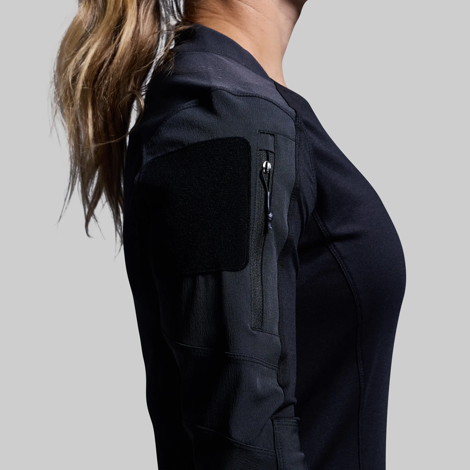 Women's Long Sleeve Op Top (Black) sold by Born Primitive product image thumbnail 3