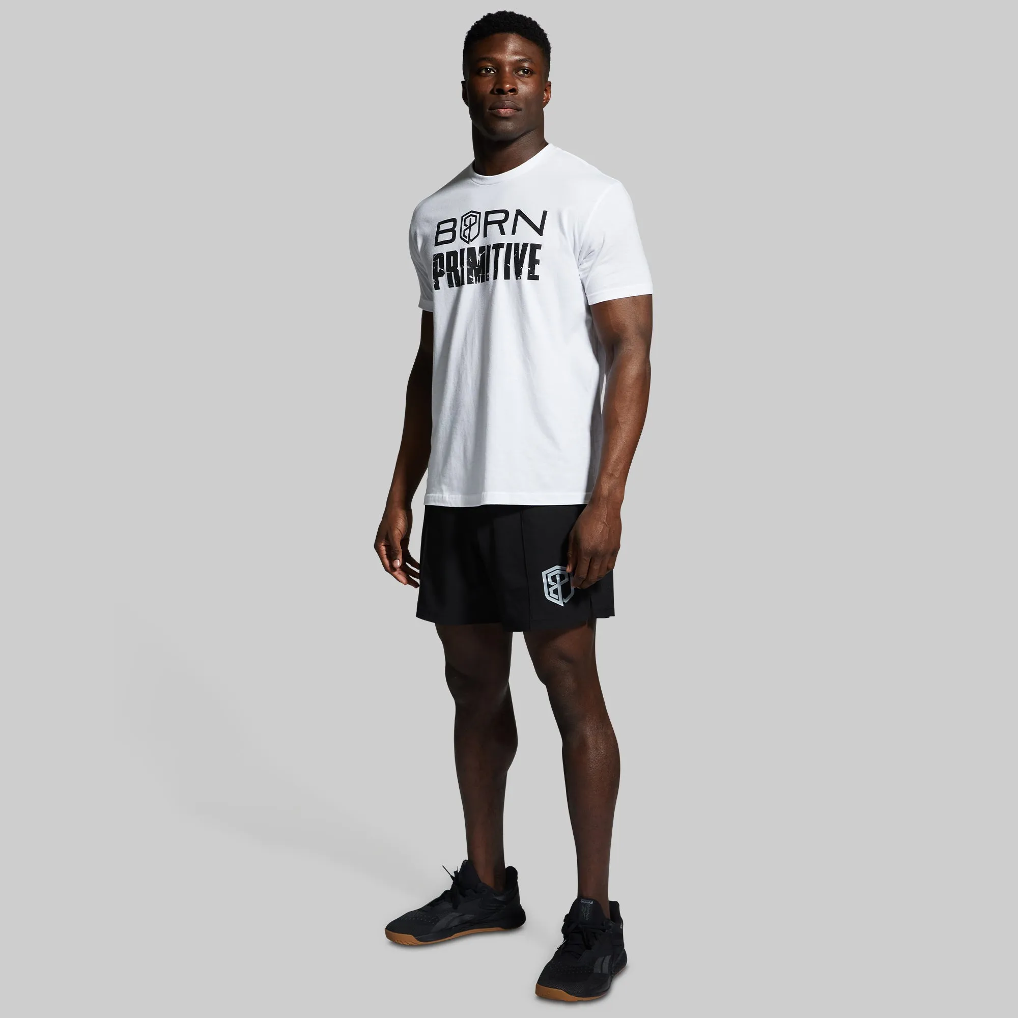 Brand Tee (White/Black) sold by Born Primitive product image thumbnail 4