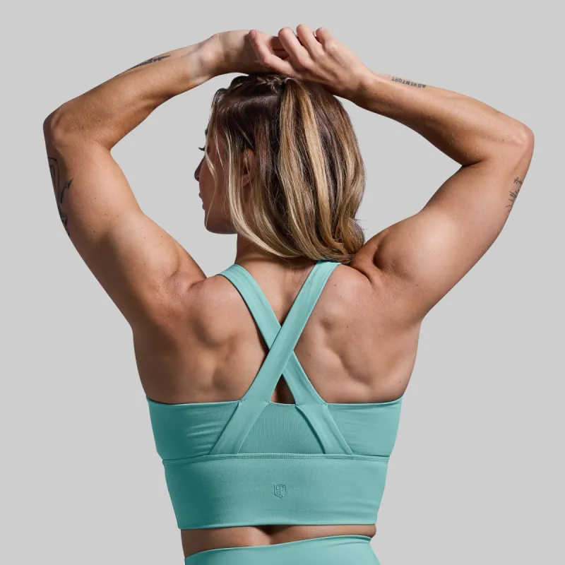 Intensity Sports Bra (Nile Blue) sold by Born Primitive