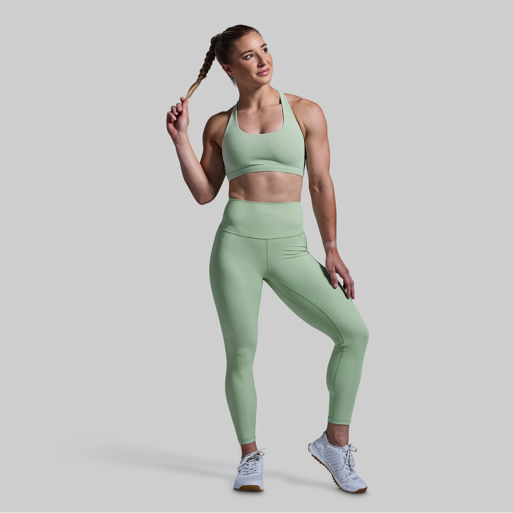 Vitality Sports Bra (Cameo Green) sold by Born Primitive product image thumbnail 4